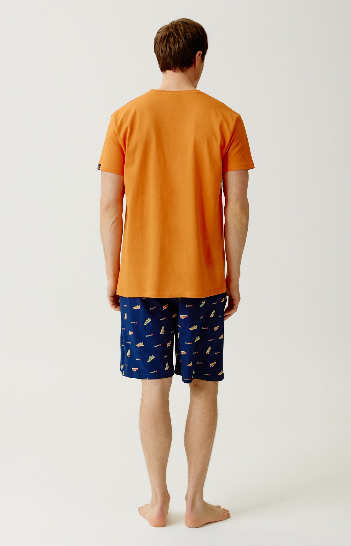 arthur-bob-baskets-pyjashort-homme-marine-jersey-coton-bio image 5