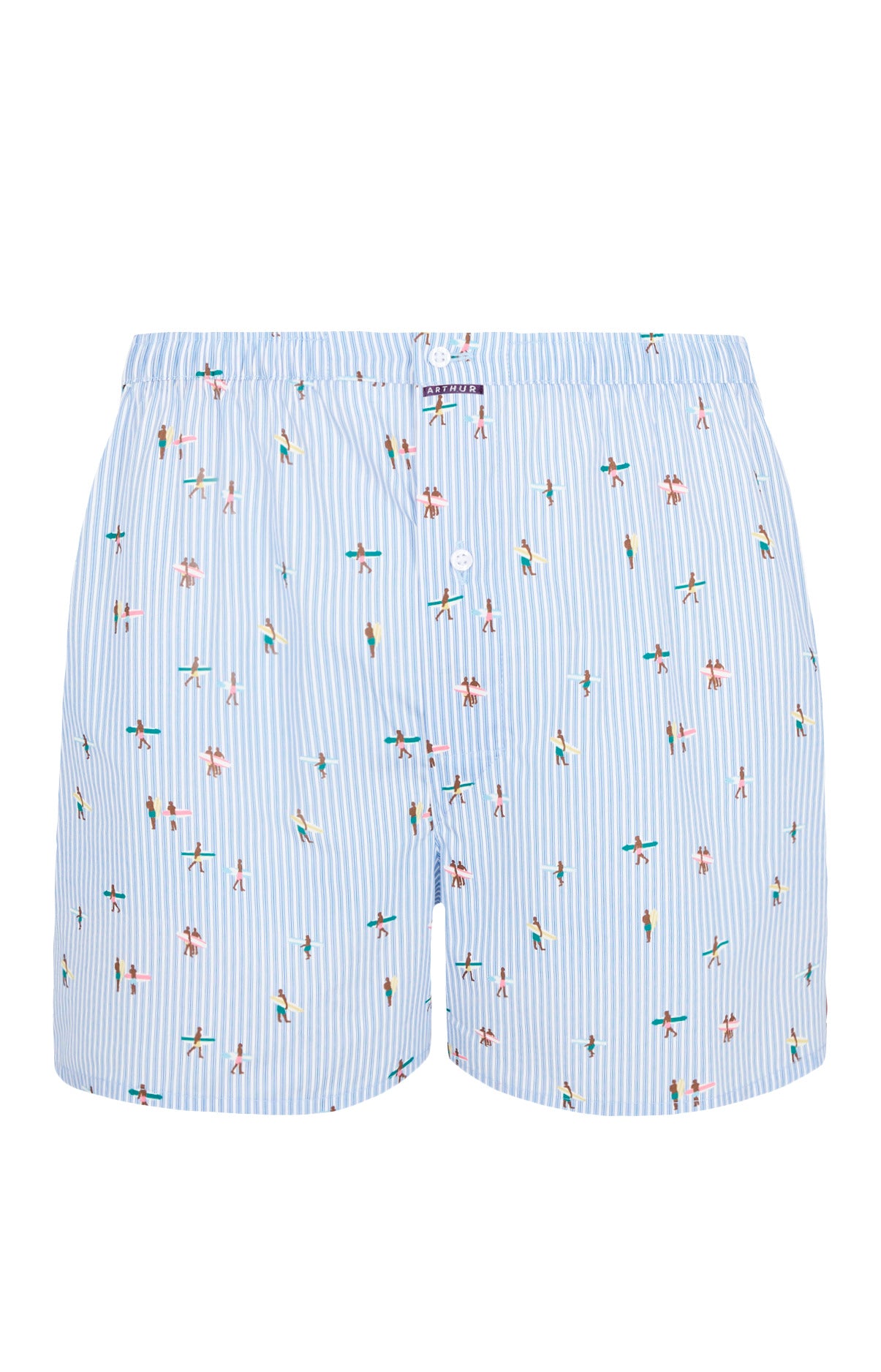 arthur-le-club-surf-cale-on-classique-homme-bleu-coton-bio image 3