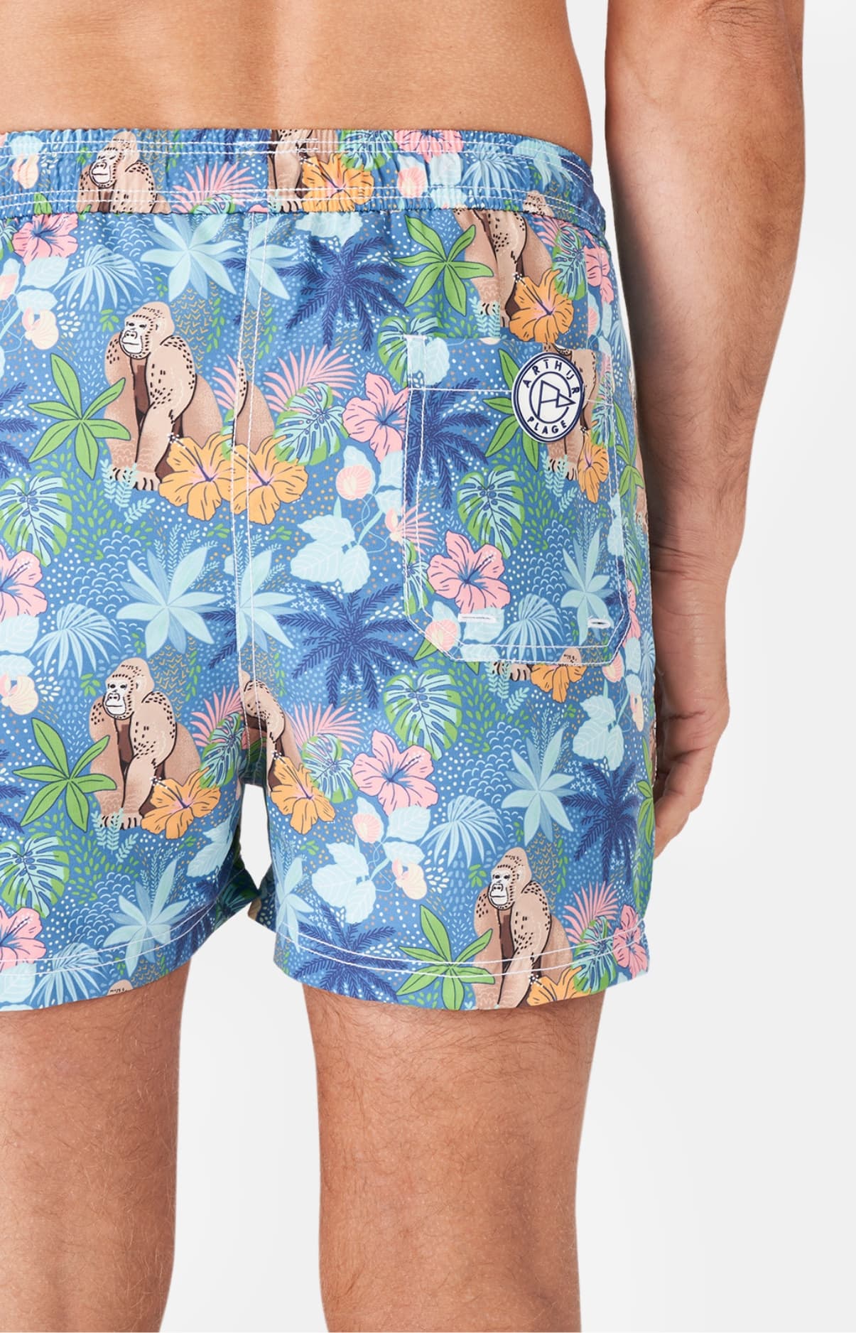 arthur-bob-jungle-short-de-bain-homme-denim-recycl image 5