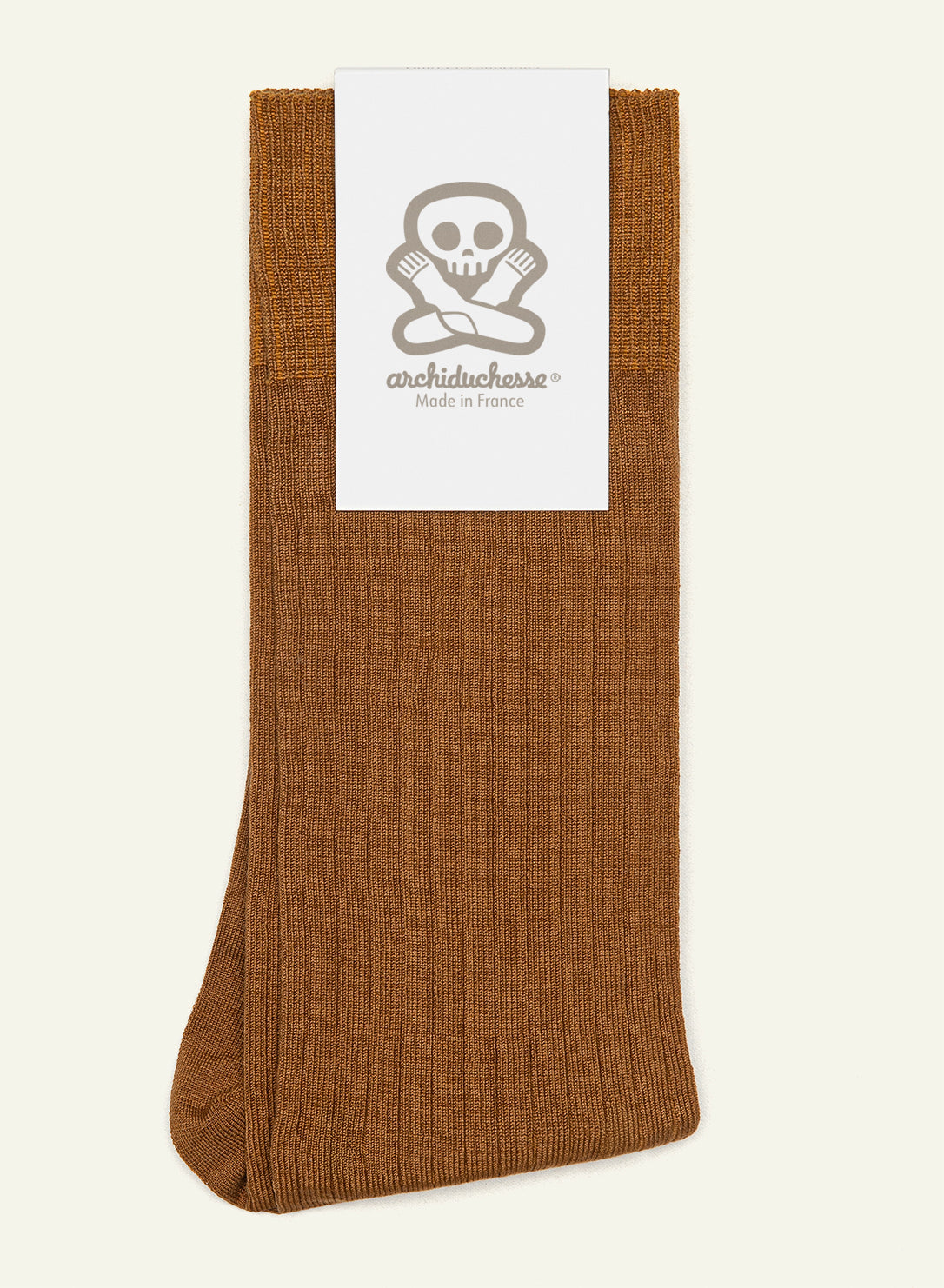 archiduchesse-de-luxe-sp-culoos-chaussettes-fil-d-cosse-marron-36-41 image 6