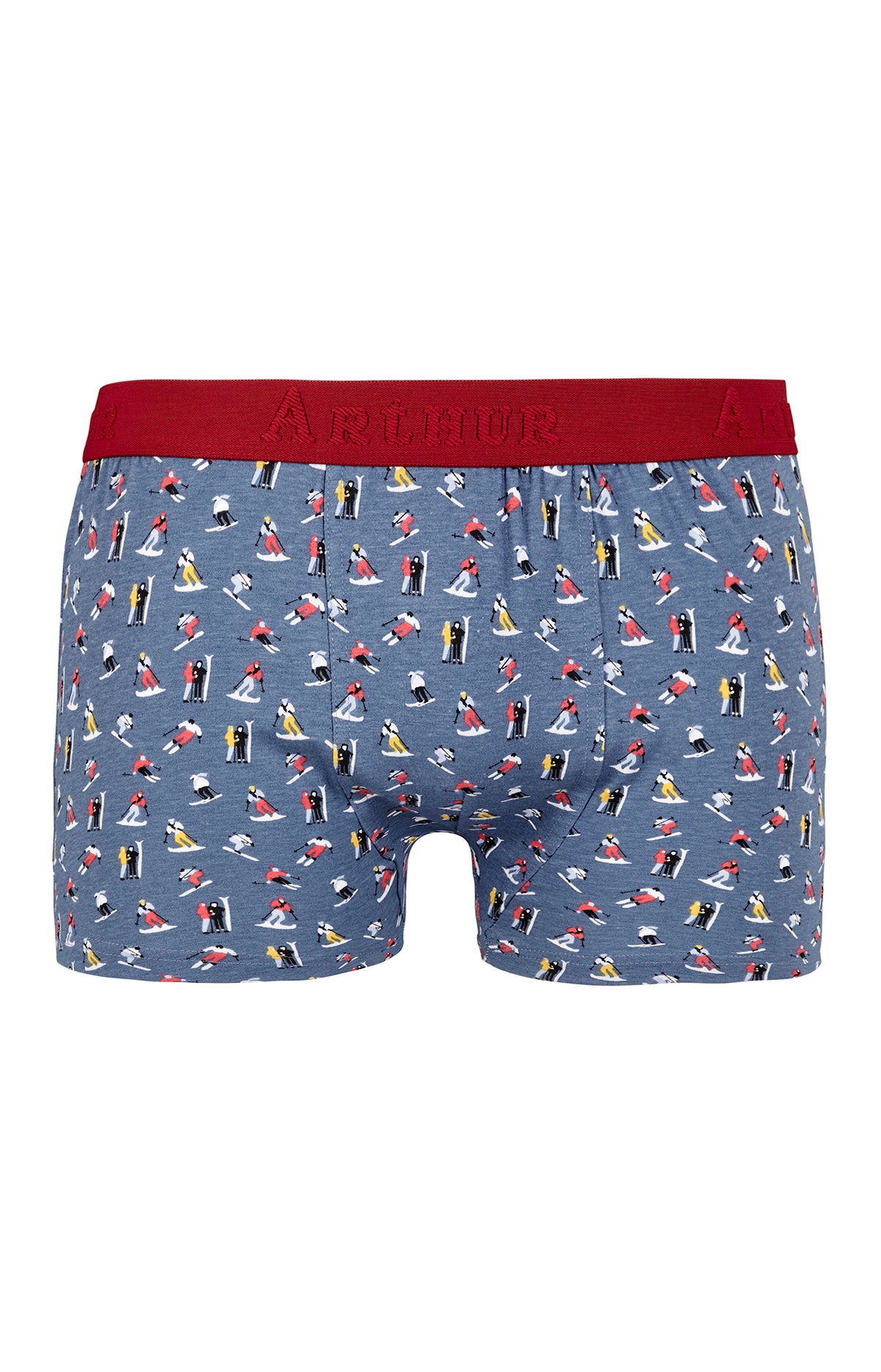arthur-bob-ski-boxer-coton-imprim-denim image 3