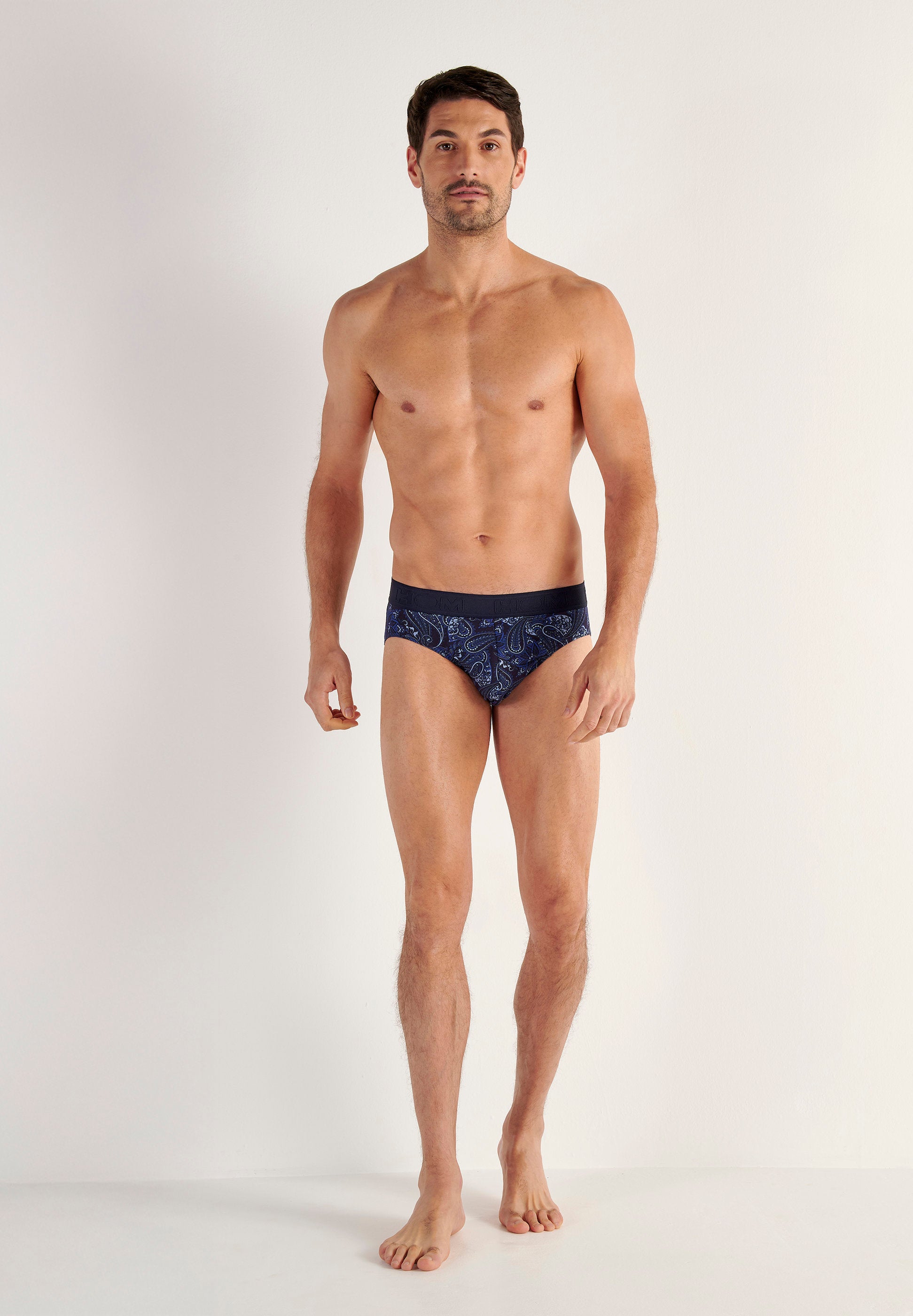 hom-temptation-bohemian-mini-slip-imprim-navy-coton-modal image 4