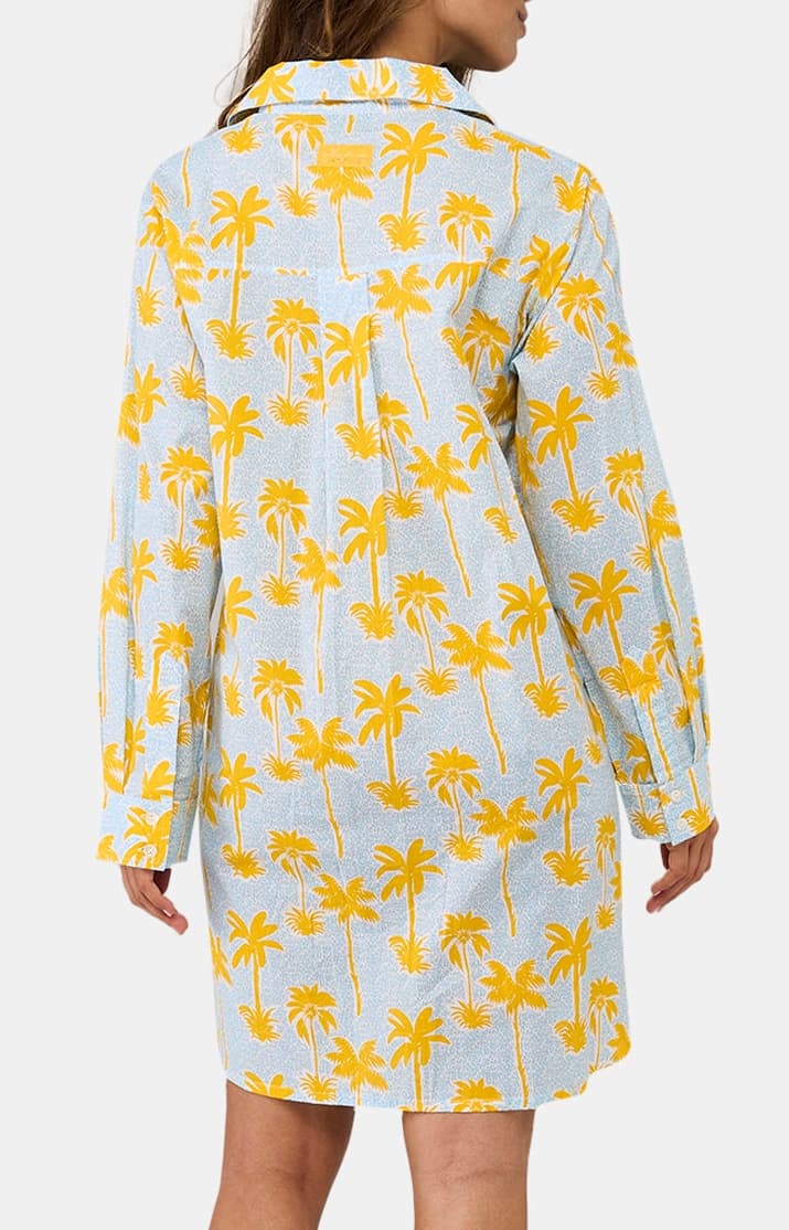arthur-bob-robe-chemise-palmier-jaune-femme image 5