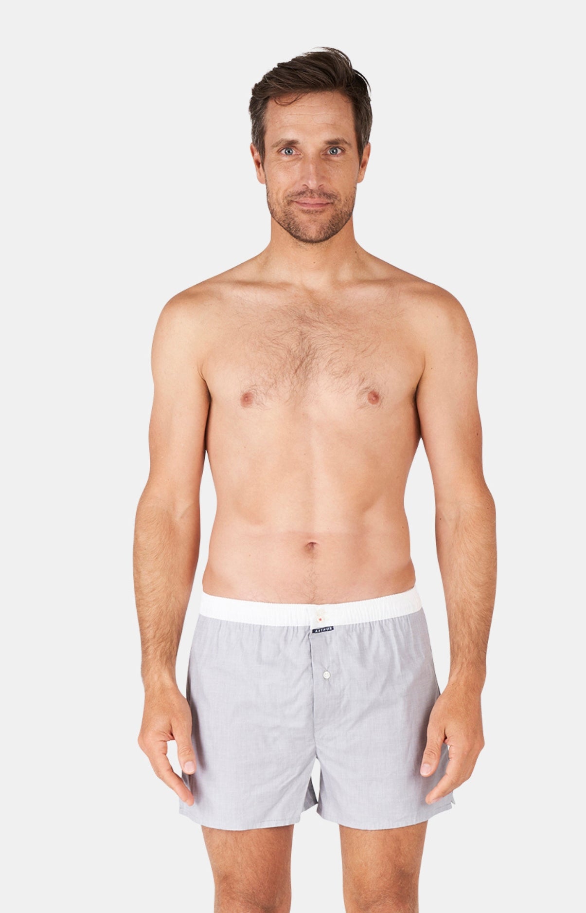 arthur-le-club-cale-on-n-007-gris-popeline-coton-bio image 2
