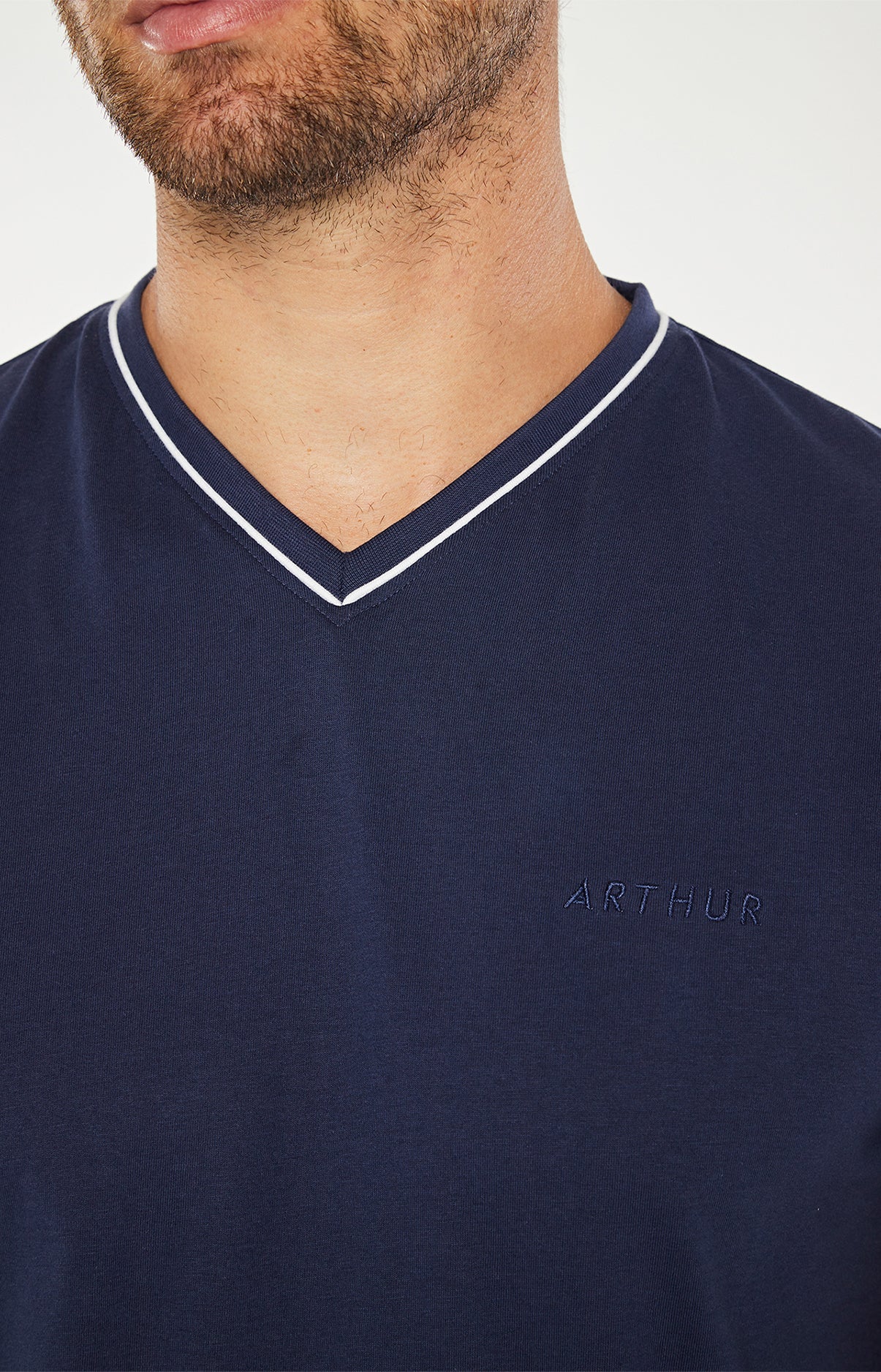 arthur-bob-lewis-pyjashort-coton-bio-marine-2 image 4