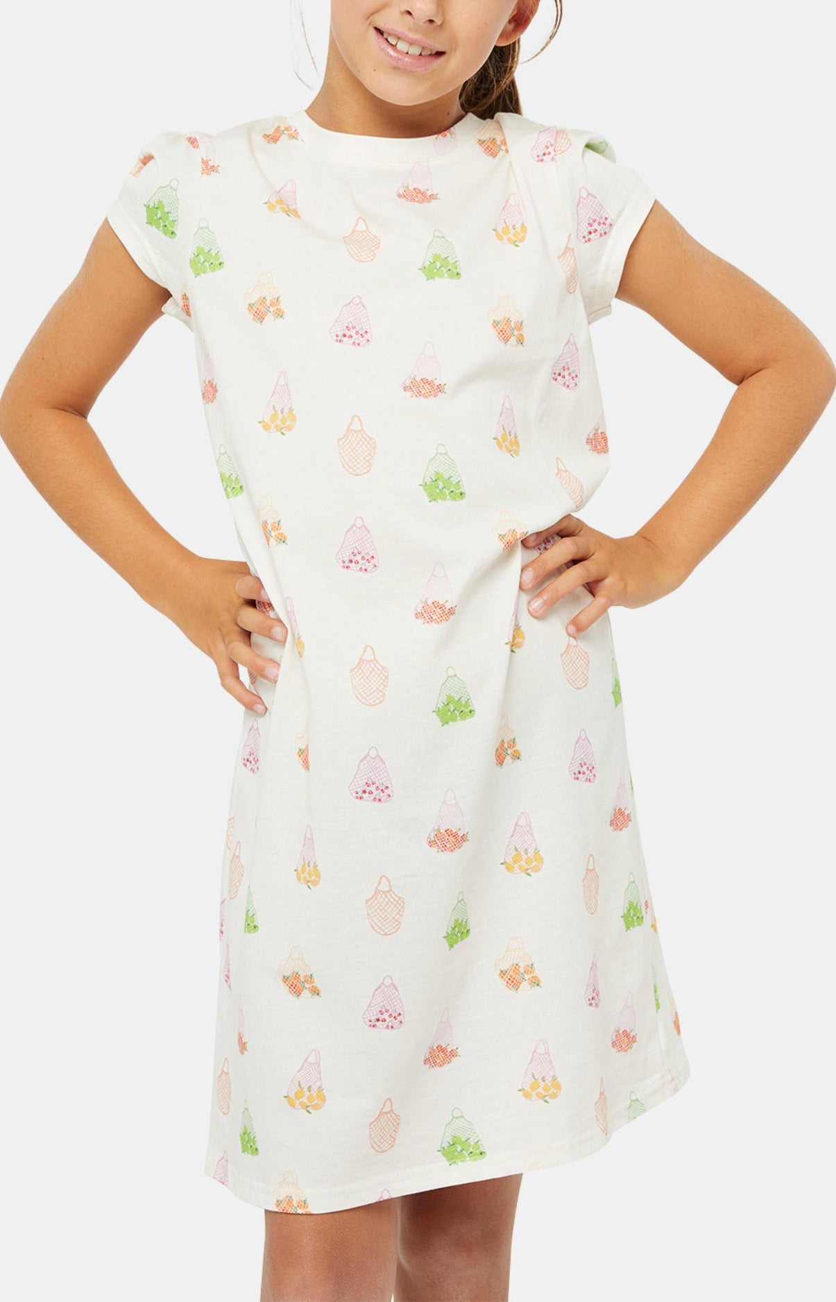 arthur-bob-tutti-frutti-chemise-de-nuit-fille-coton-bio image 2
