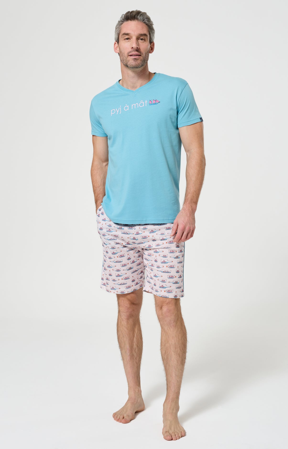 arthur-bob-pyjashort-pyj-m-t-nude-coton-bio-homme image 2