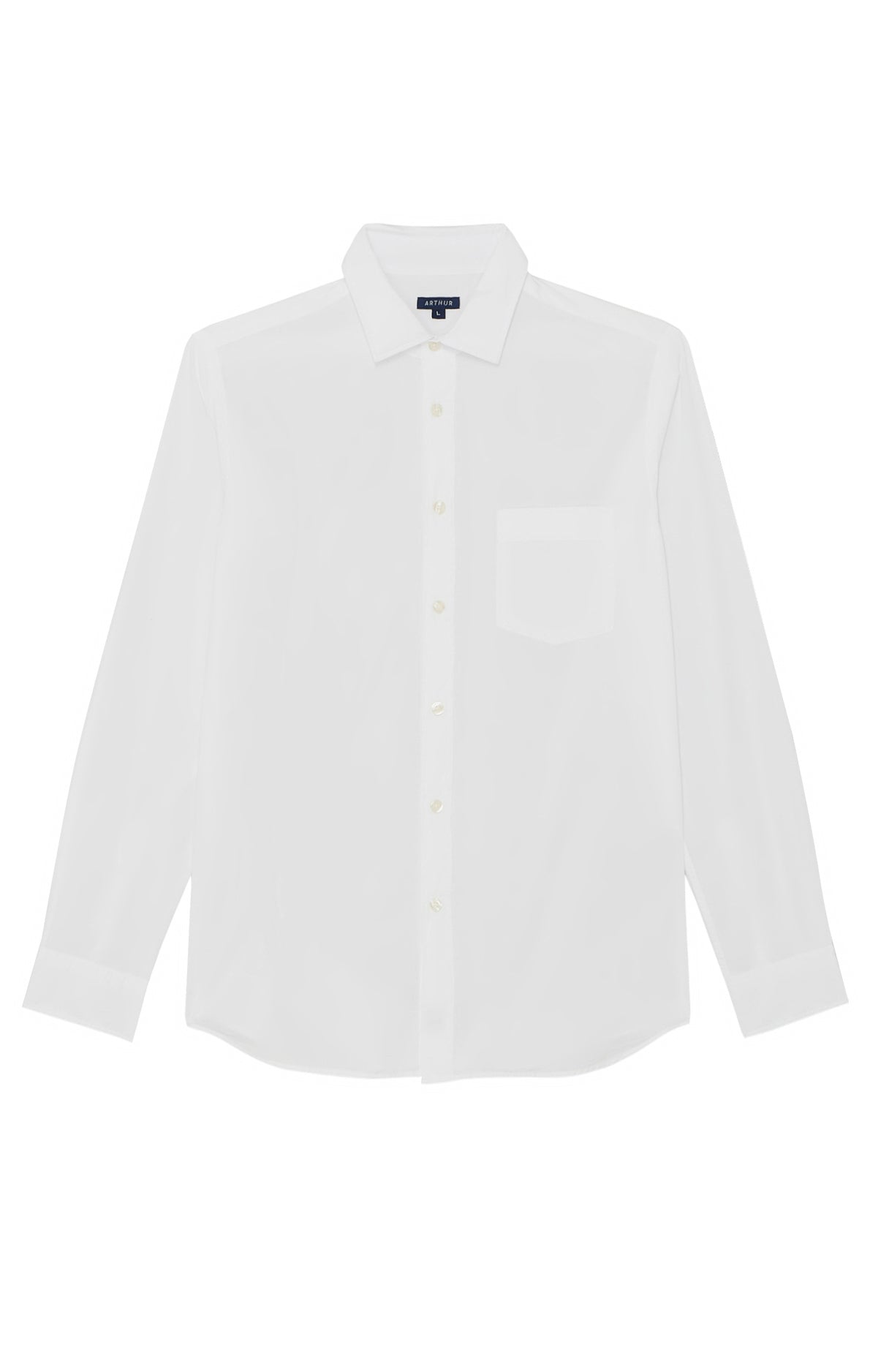 arthur-bob-chemise-voile-de-coton-chemise-homme-blanc-l image 3