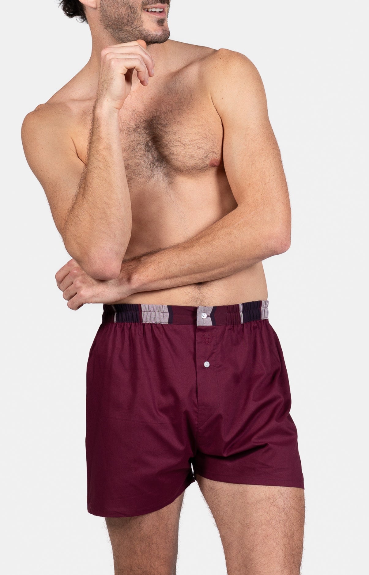 arthur-le-club-cale-on-classique-bordeaux-coton image 2