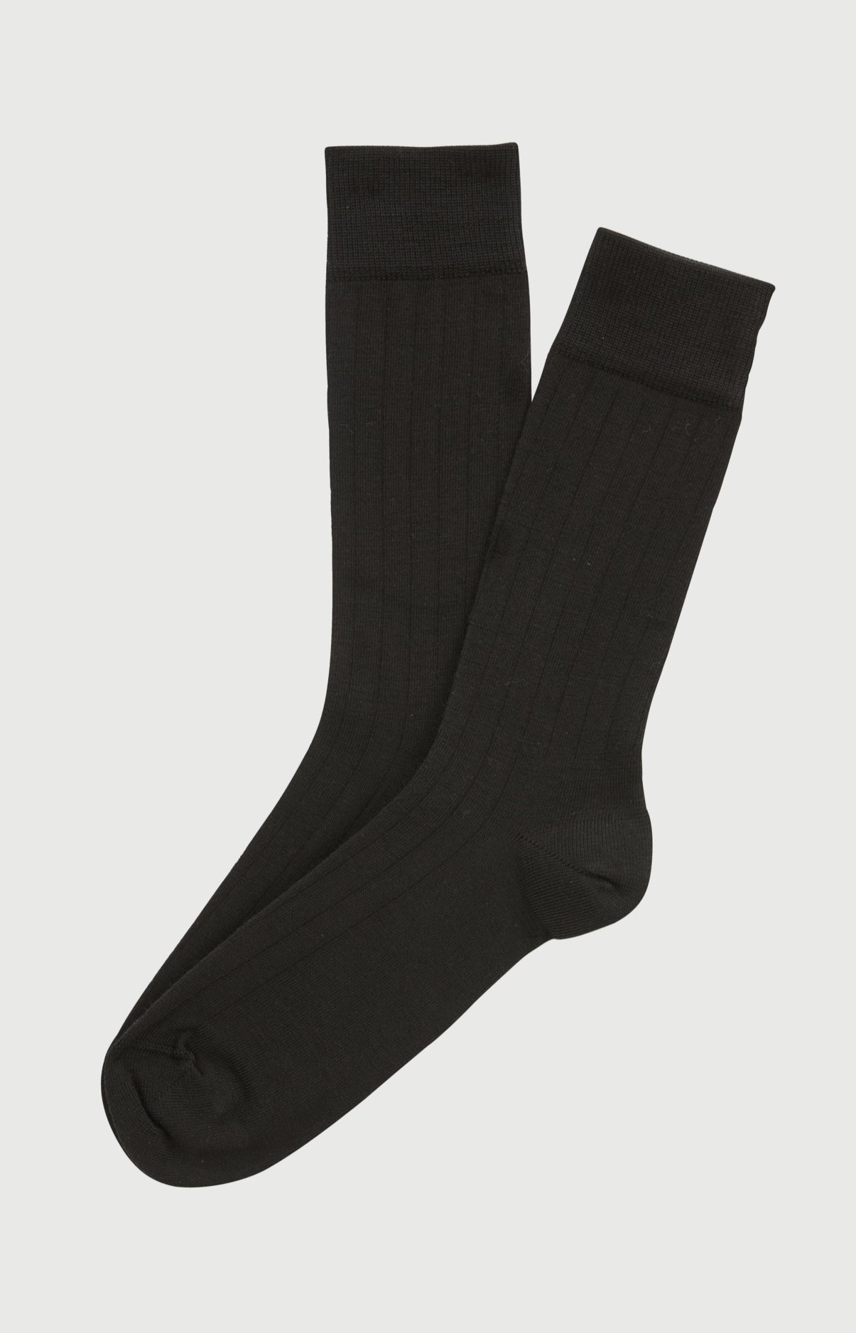 arthur-bob-chaussettes-laine-coton-noir-40-46-chaudes image 1