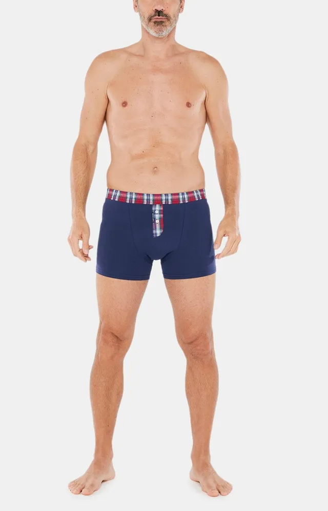 arthur-bob-boxer-club-coton-marine-homme image 1