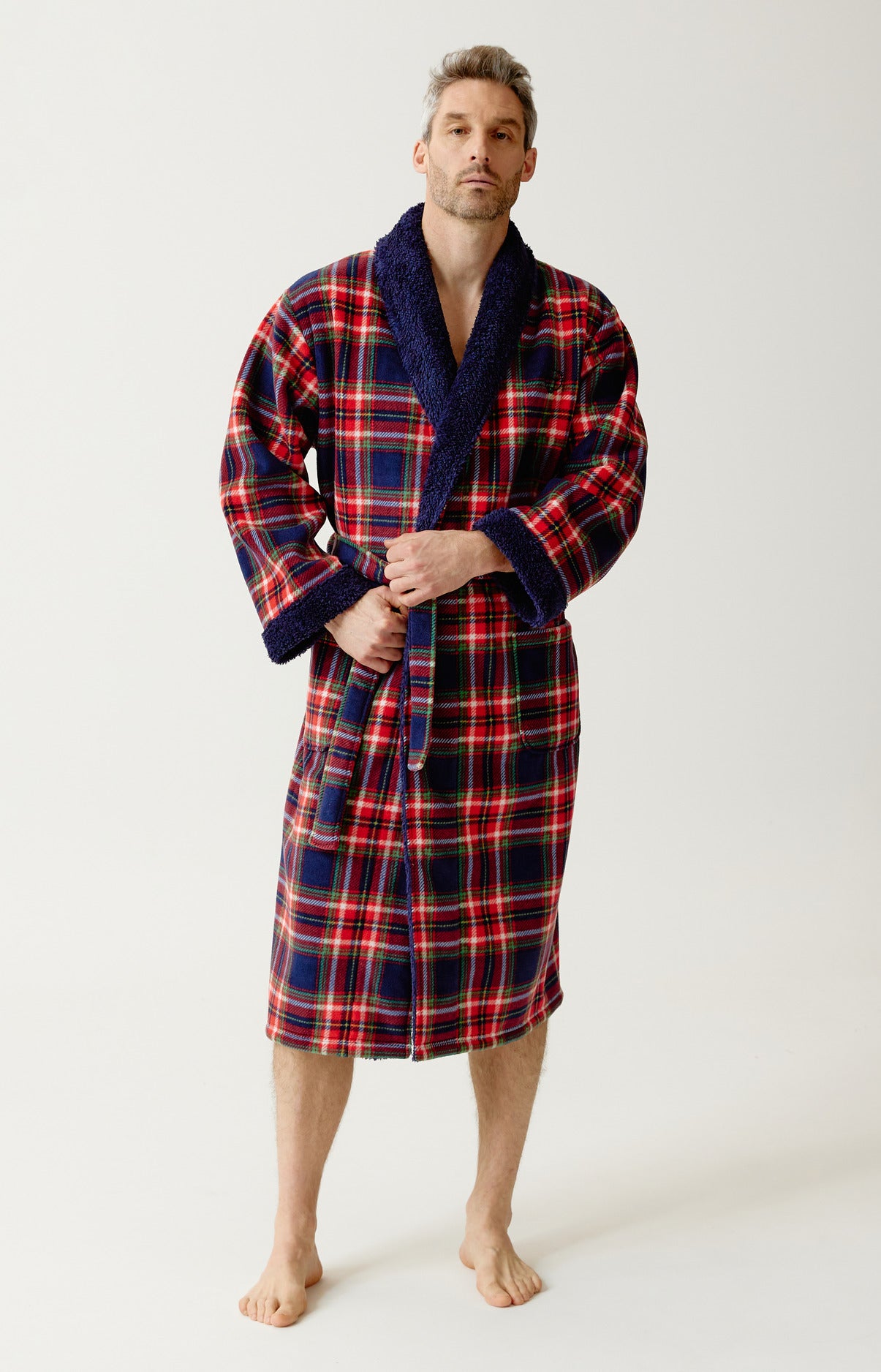 arthur-bob-l-on-robe-de-chambre-polaire-rouge image 7