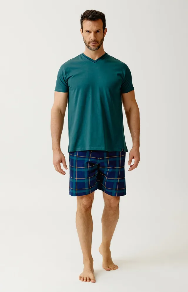 arthur-bob-pyjashort-noah-marine-homme-coton-l-ger image 1