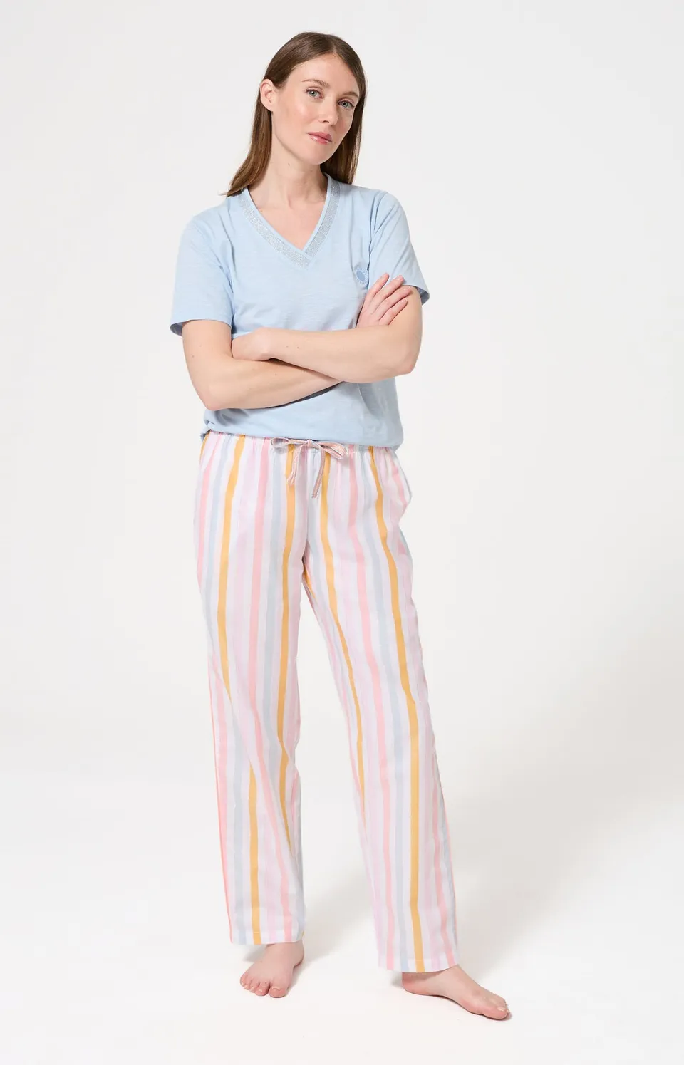 arthur-bob-ma-pantalon-pyjama-multicolore-voile-coton-bio image 1