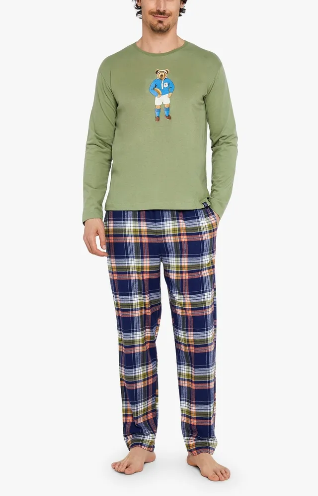arthur-pilier-de-la-nuit-pyjama-homme-marine-l-coton-bio image 1