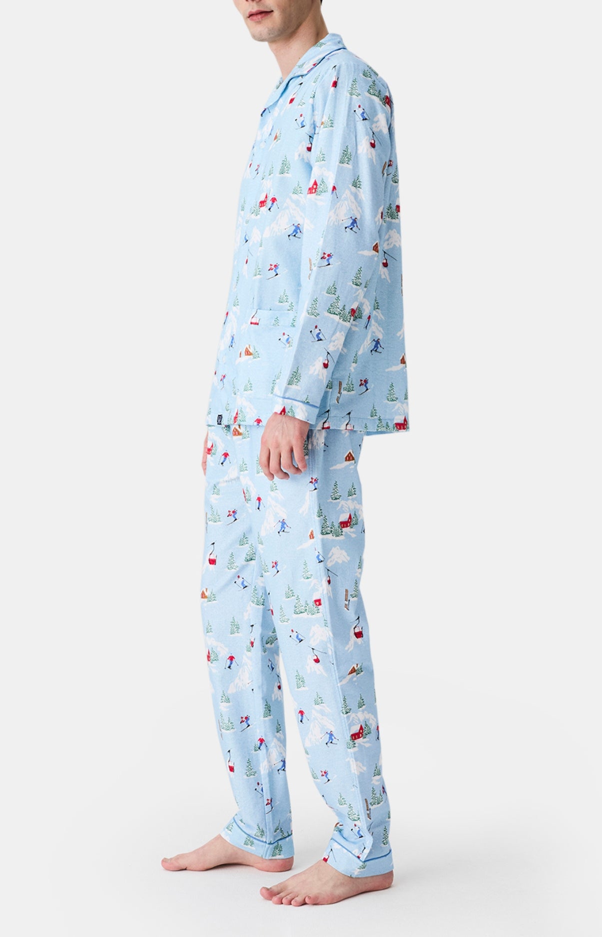 arthur-bob-no-l-en-altitude-pyjama-pilou-homme-ciel image 4