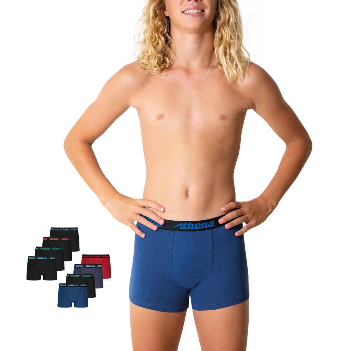athena-my-petit-prix-lot-8-boxers-gar-on-12-ans-coton image 4