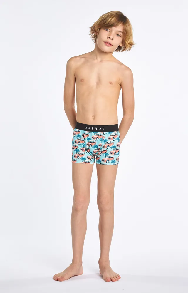 arthur-bob-boxer-mehari-corail-gar-on-coton-bio image 1