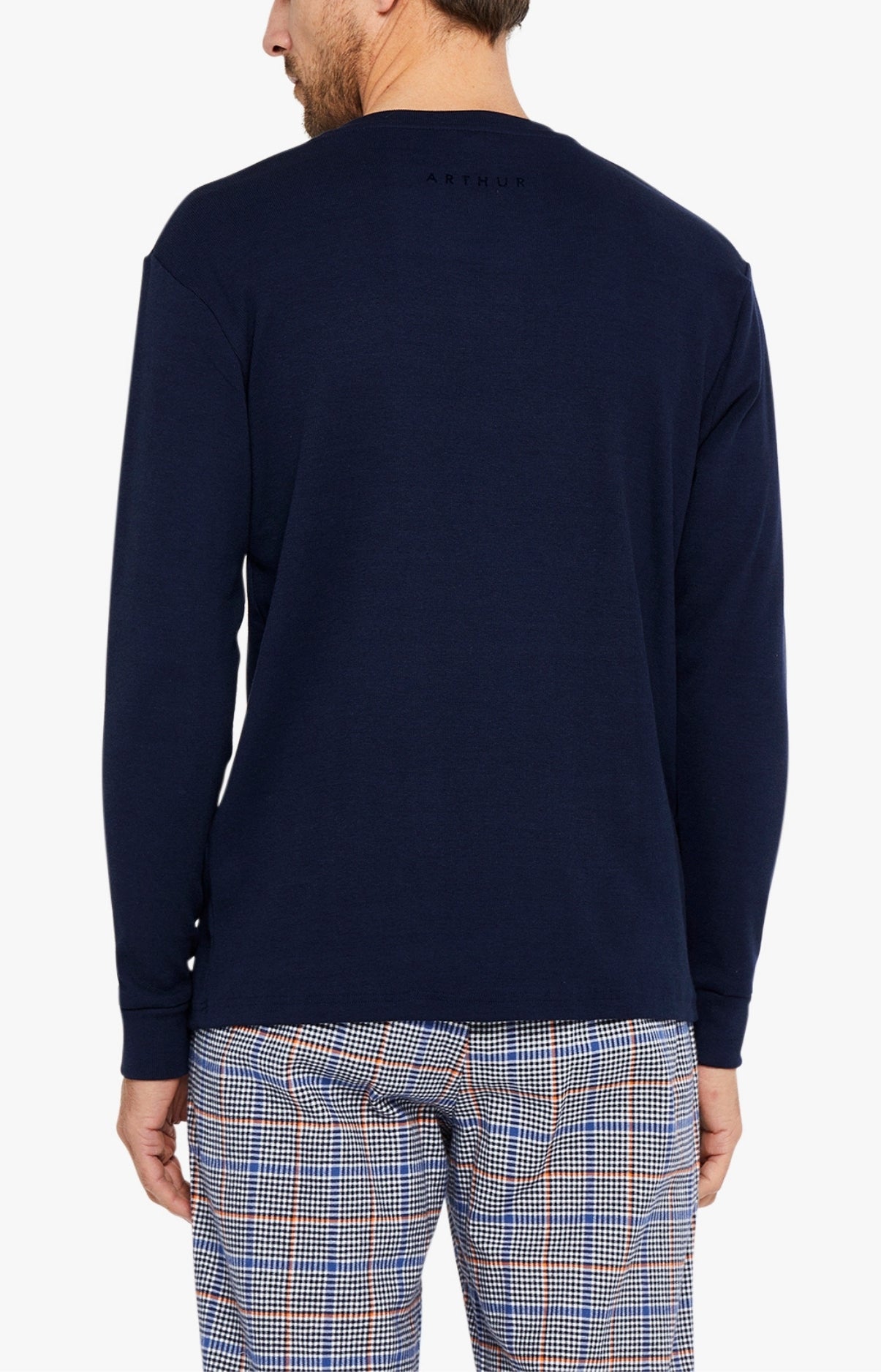 arthur-bob-t-shirt-manches-longues-coton-bio-nuit image 4