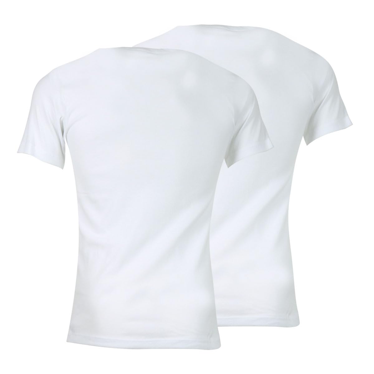 athena-ecopack-lot-2-t-shirts-homme-col-v-coton-taille-l image 2
