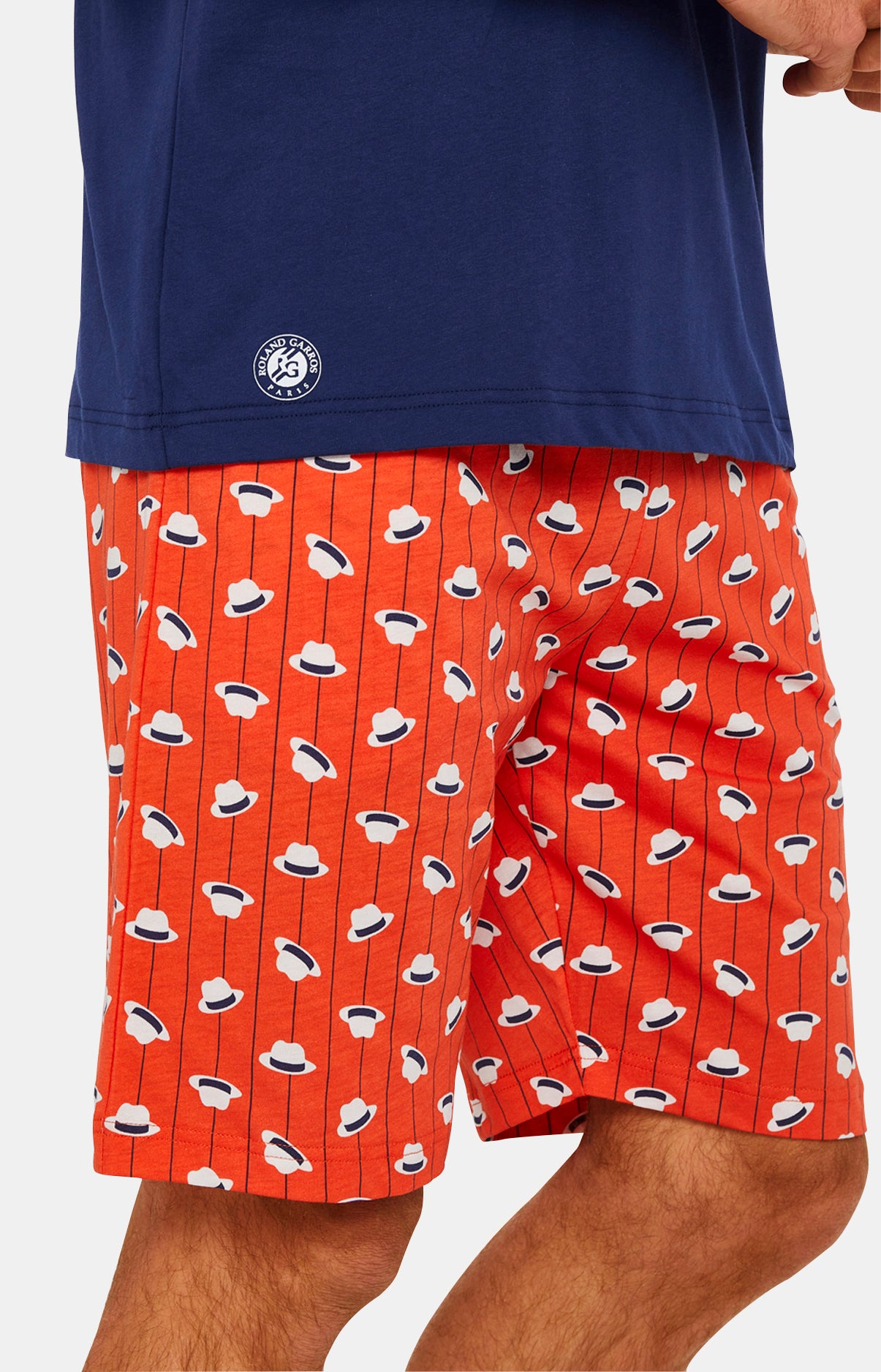 arthur-bob-roland-garros-pyjashort-homme-terre-coton-bio image 5