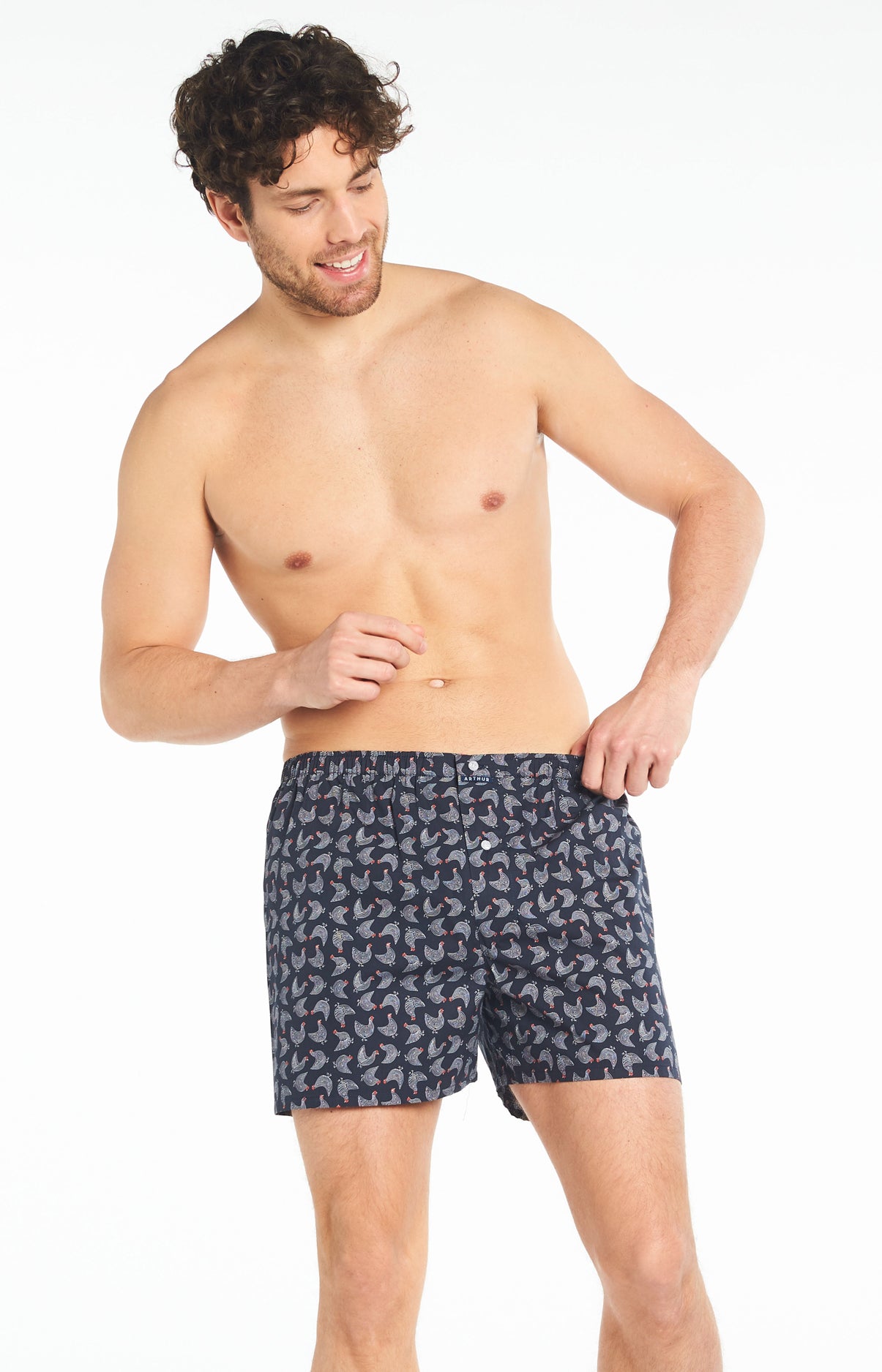 arthur-le-club-coq-noir-cale-on-noir-coton-bio image 5