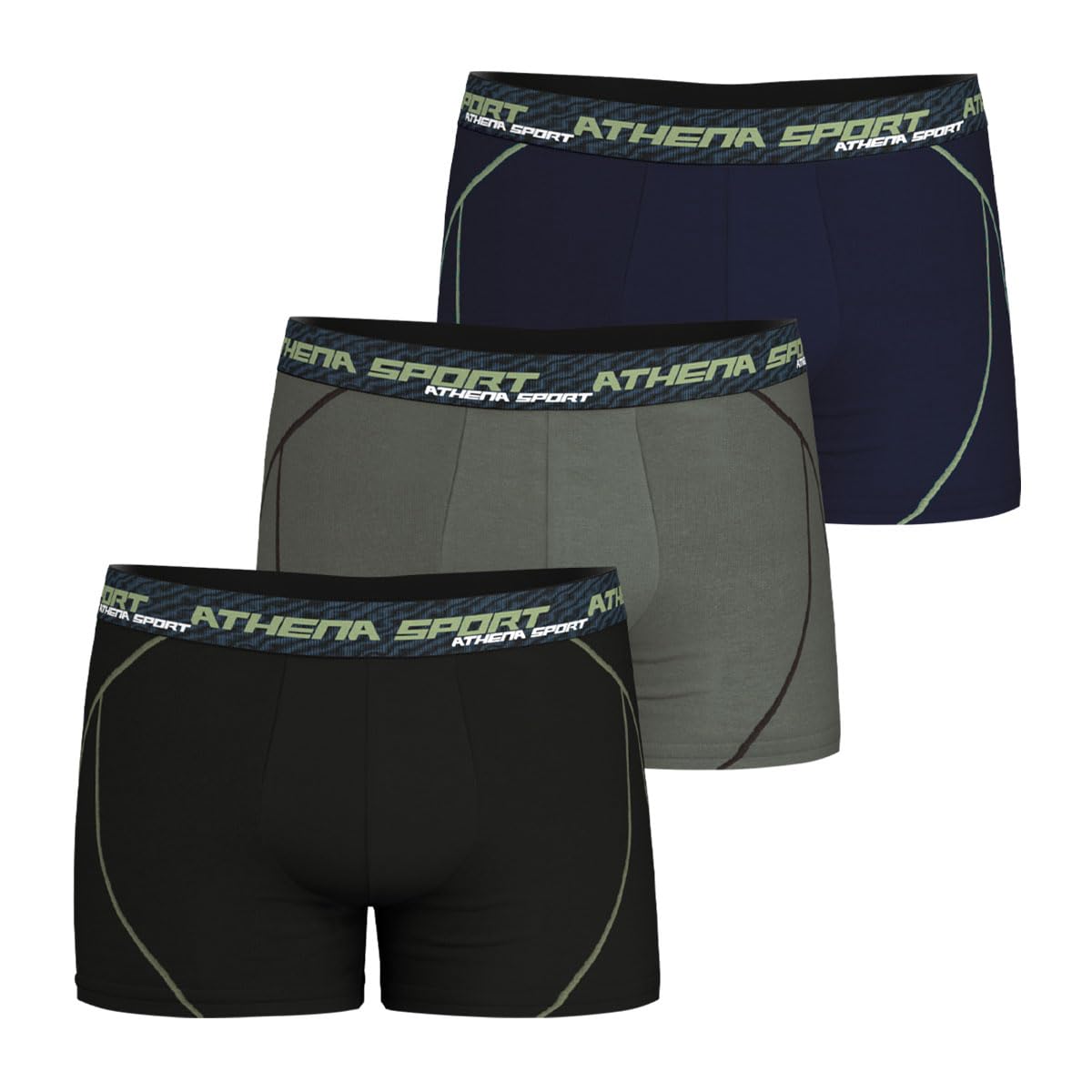 athena-training-dry-lot-3-boxers-homme-sport-noir image 2
