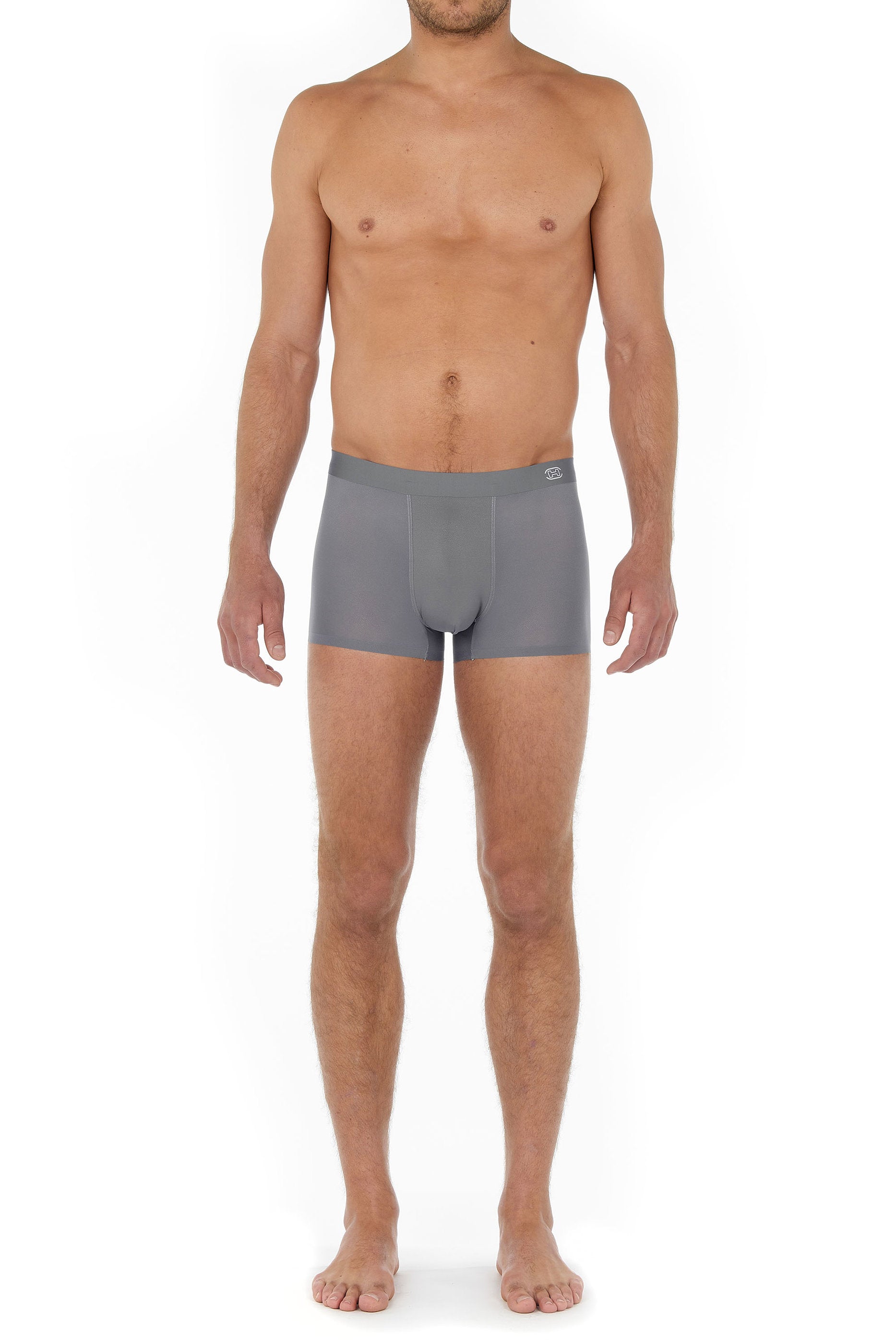 hom-h-fresh-boxer-homme-microfibre-gris-xl-seconde-peau image 2