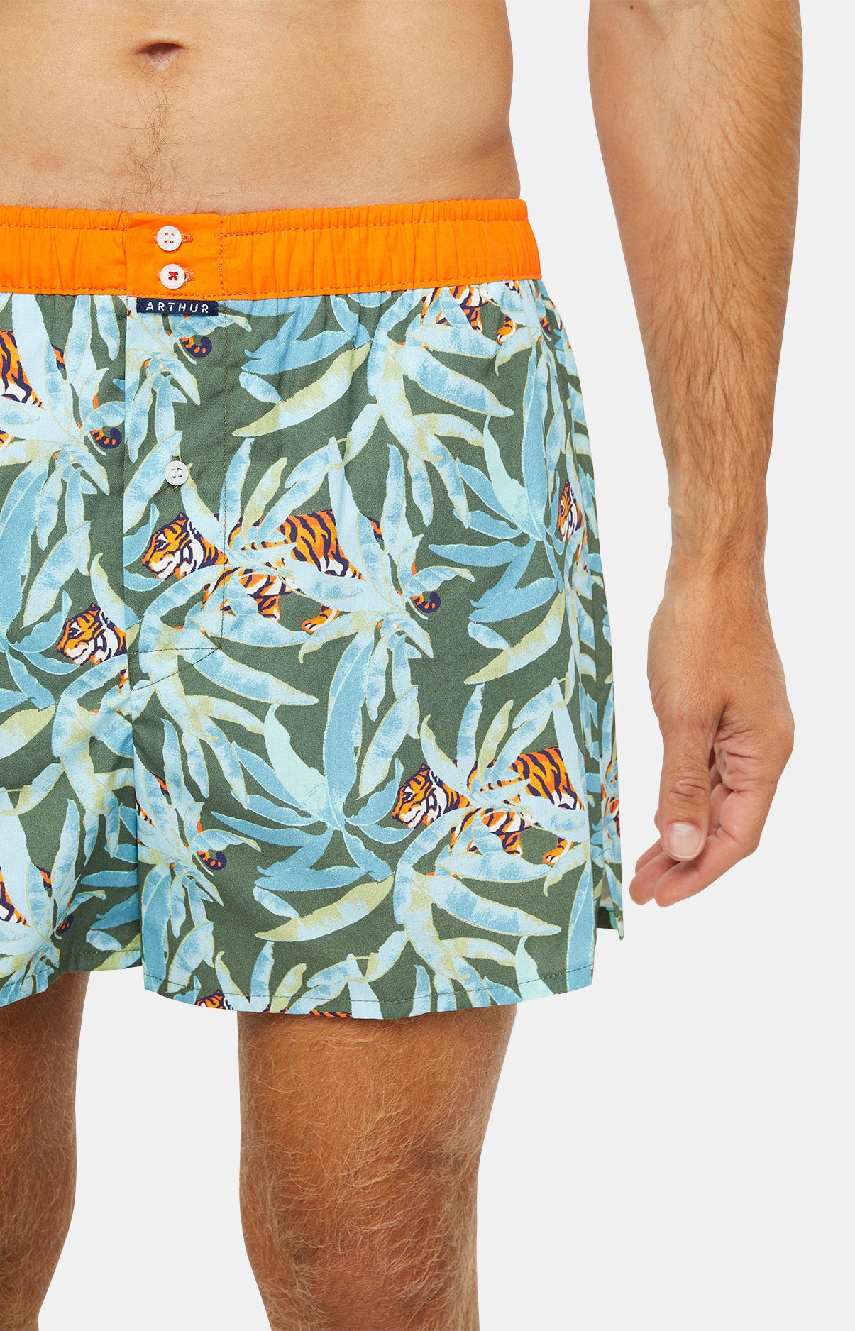 arthur-le-club-n-1052-cale-on-coton-bio-kaki image 2
