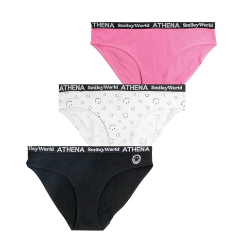 athena-graphic-smileyworld-lot-3-culottes-femme-coton image 7