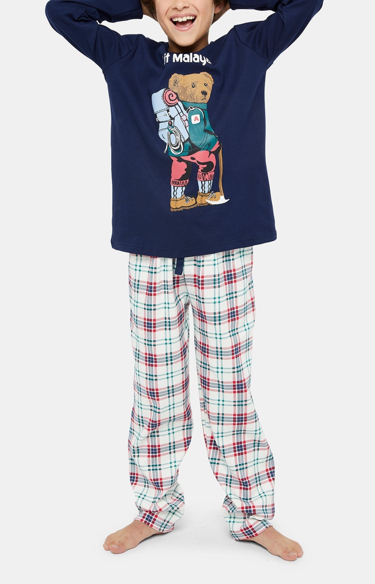 arthur-bob-lit-malaya-pyjama-enfant-blanc-coton image 1