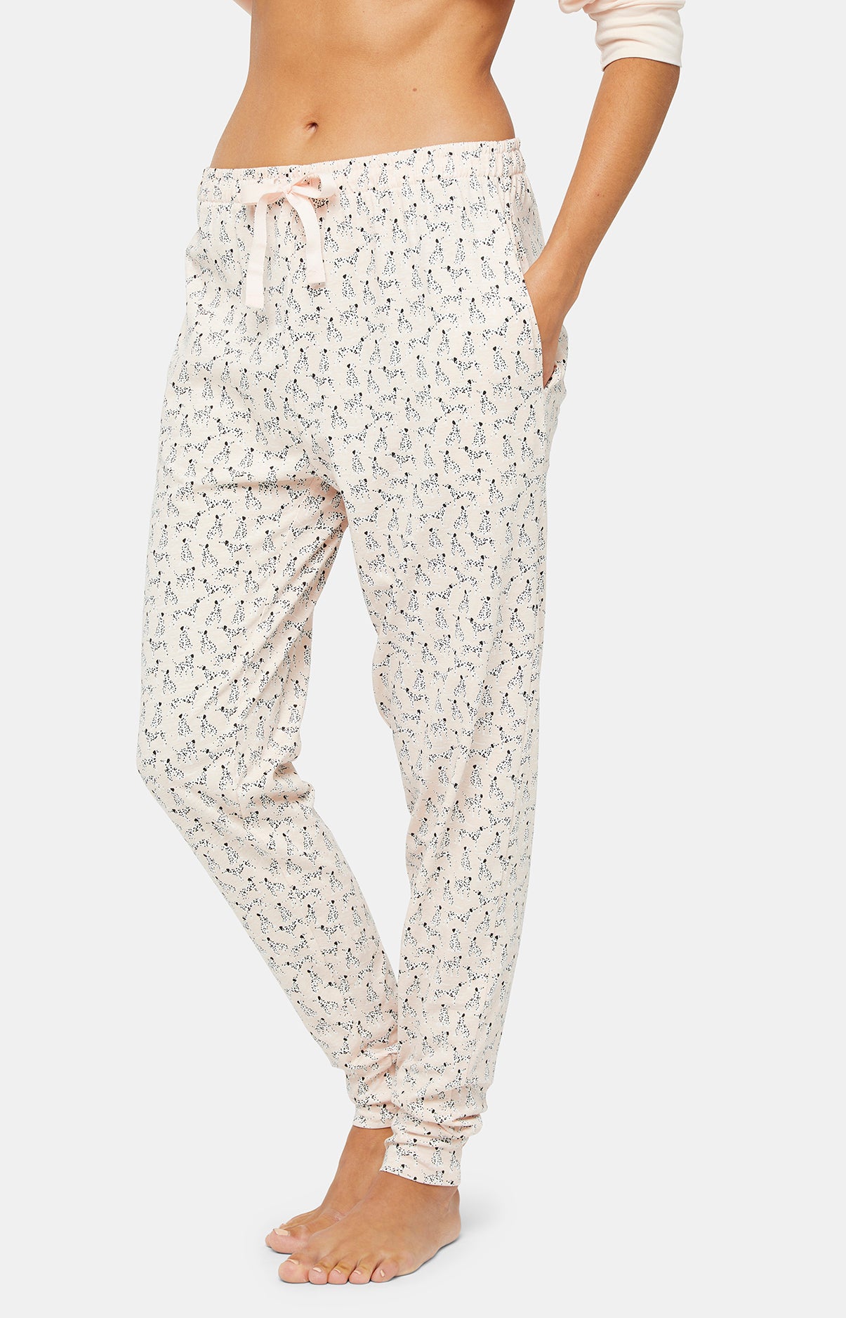 arthur-bob-pyjama-dalmatien-rose-coton-femme image 5