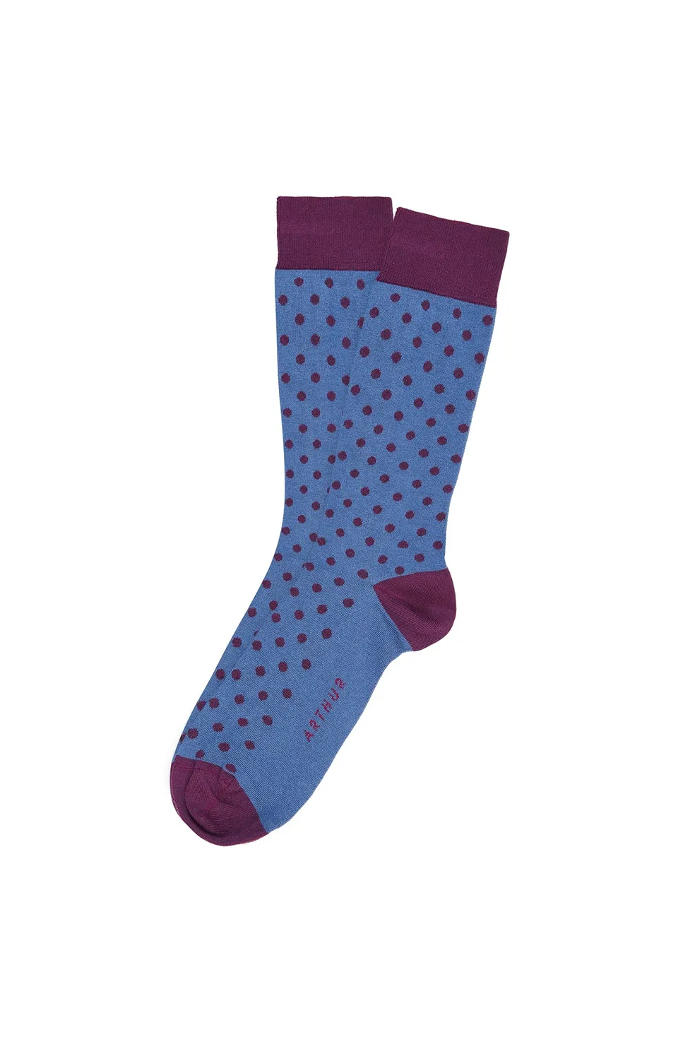 arthur-bob-chaussettes-coton-bio-homme-denim-40-46 image 1