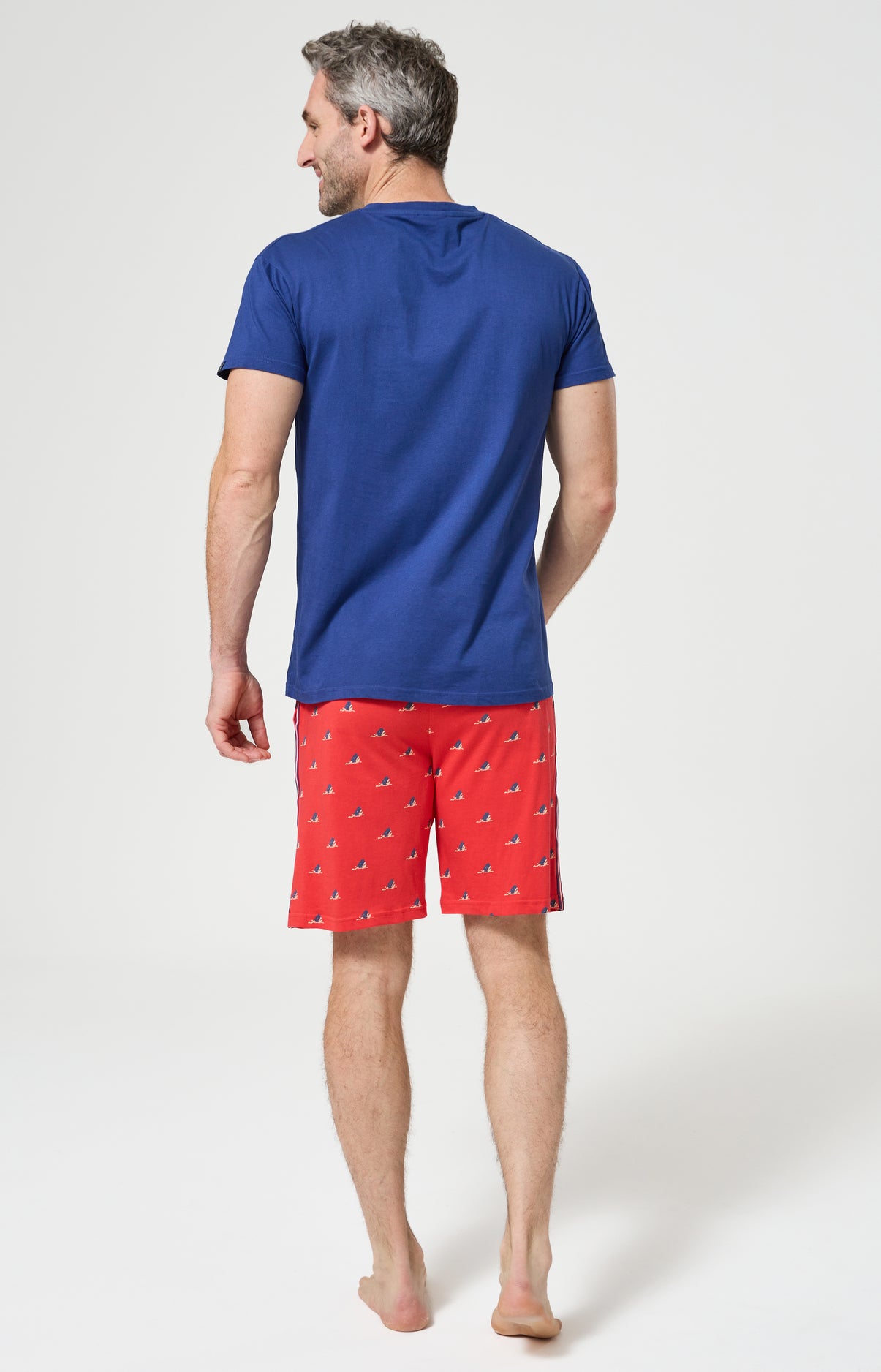 arthur-bob-pyjashort-dents-de-l-amour-rouge-coton-bio image 5