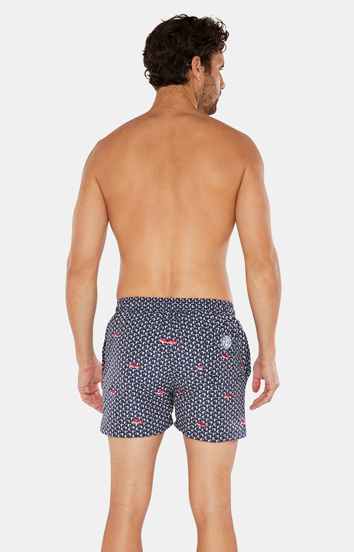 arthur-requin-short-de-bain-homme-marine-taille-l-filet image 5