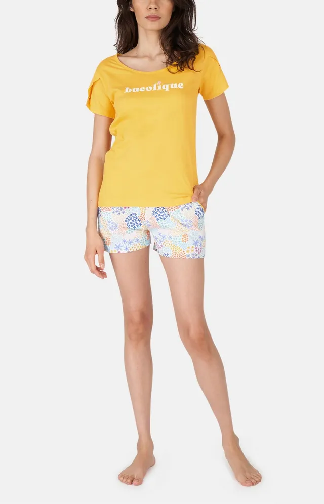 arthur-bob-bucolique-pyjashort-bio-multicolore-femme image 1