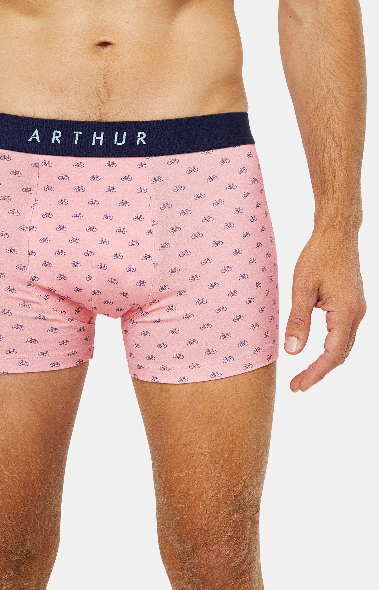 arthur-bob-petit-v-lo-boxer-coton-bio-rose image 2