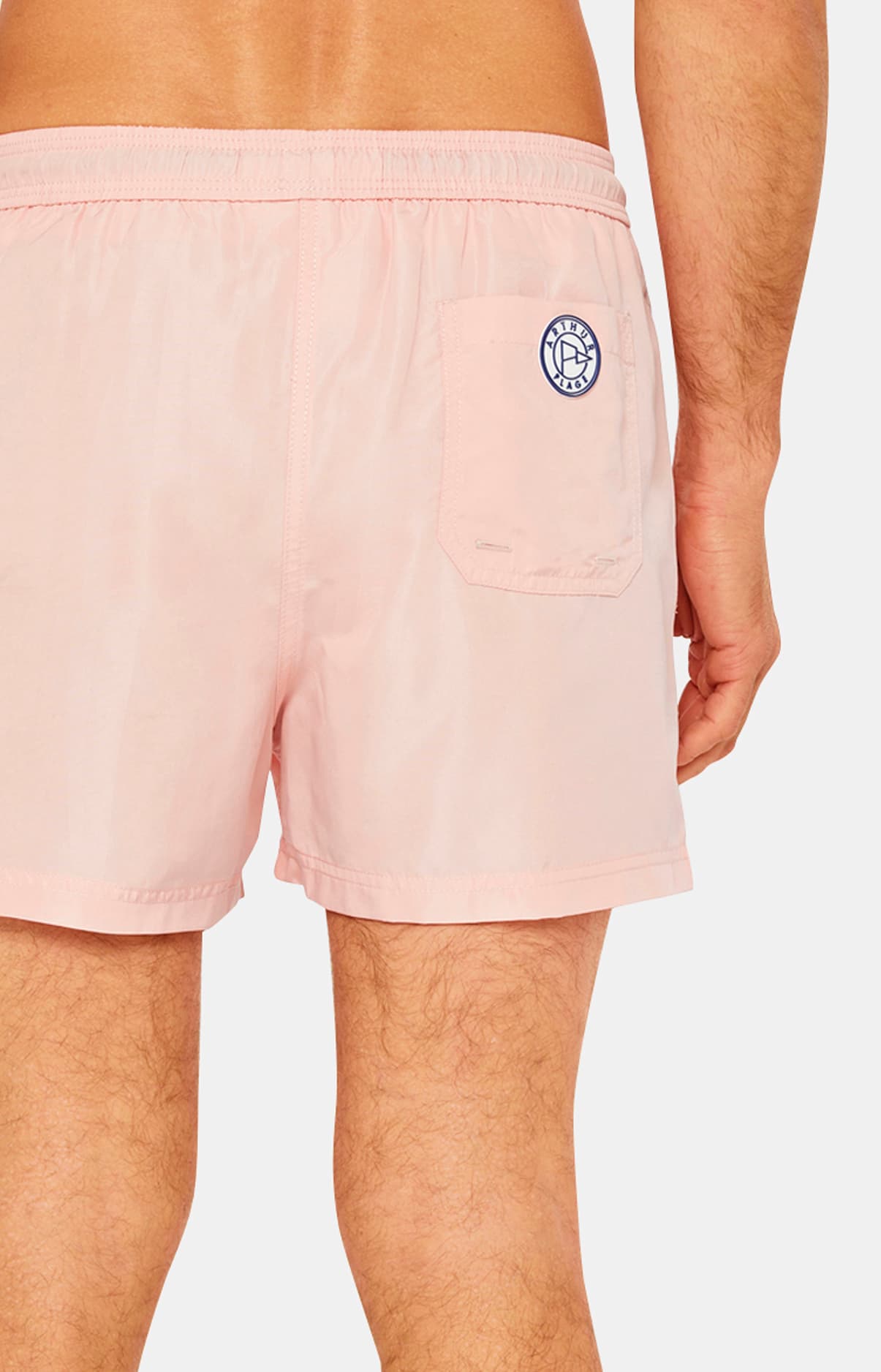 arthur-bob-short-de-bain-homme-rose-polyester-recycl image 6