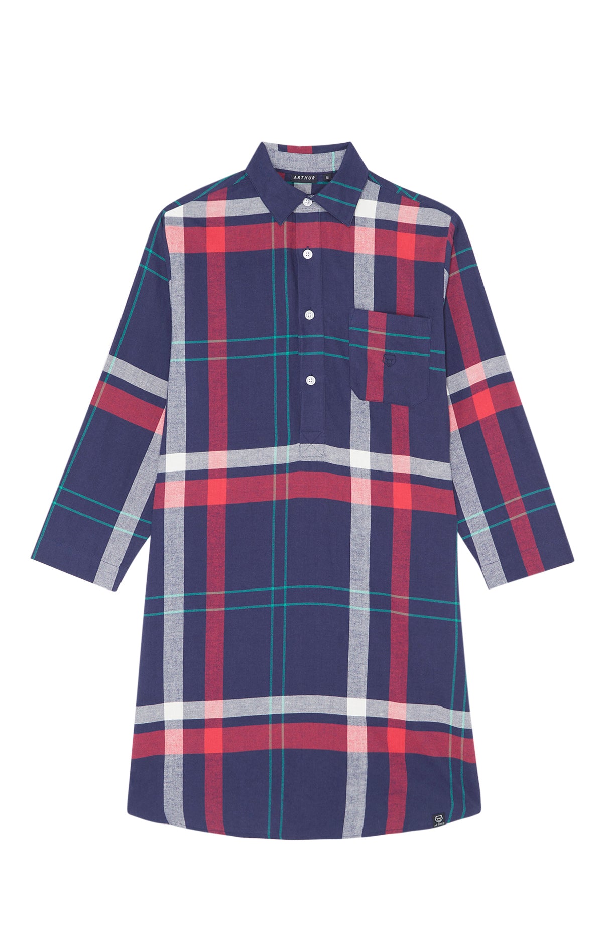 arthur-bob-hugo-chemise-de-nuit-pilou-marine image 3