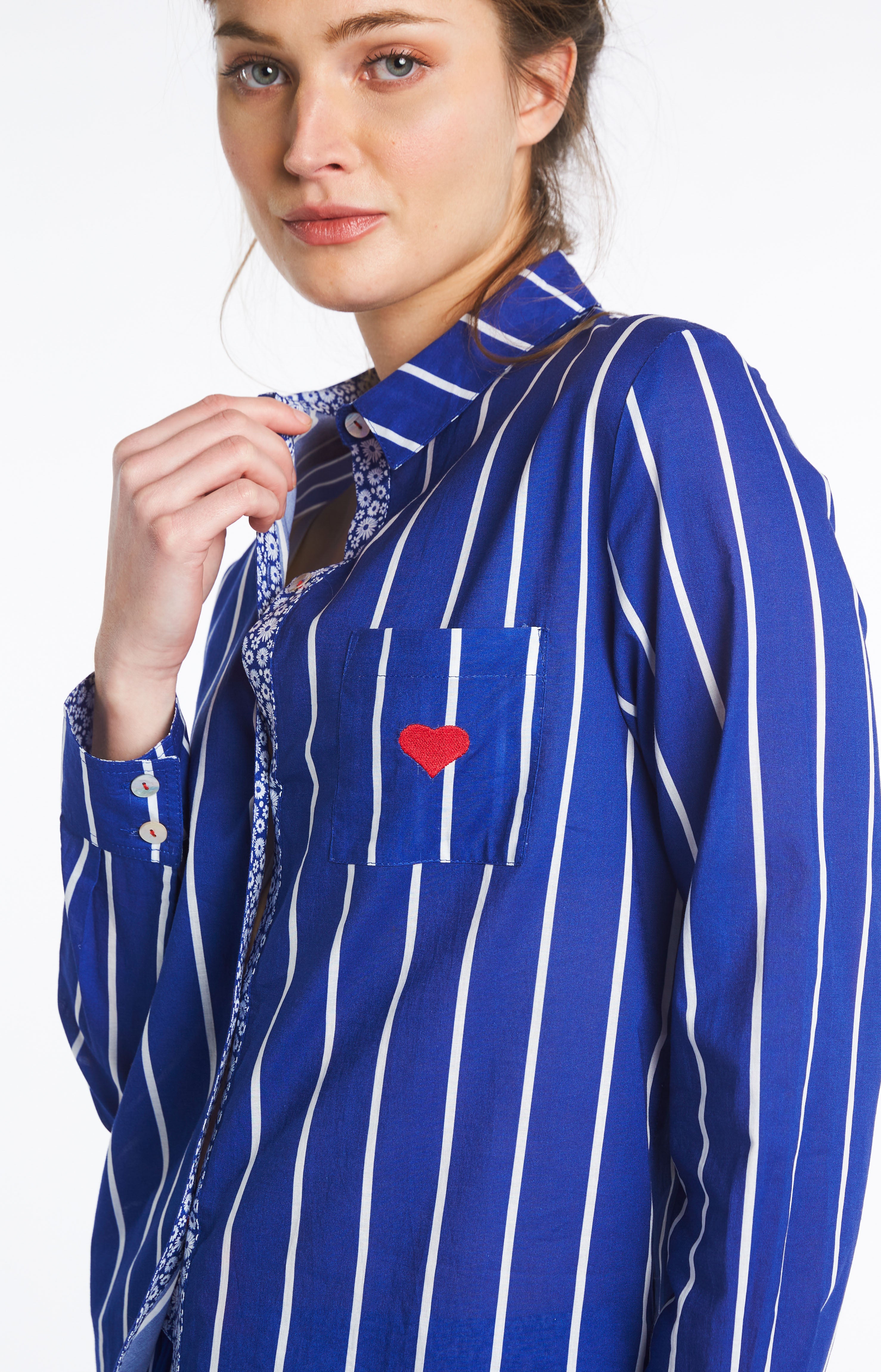 arthur-bob-camille-chemise-coton-bleu-roi image 7