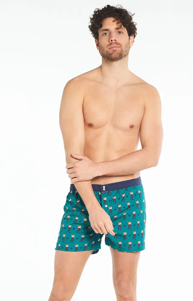 arthur-le-club-n-926-cale-on-homme-vert-coton-bio image 1