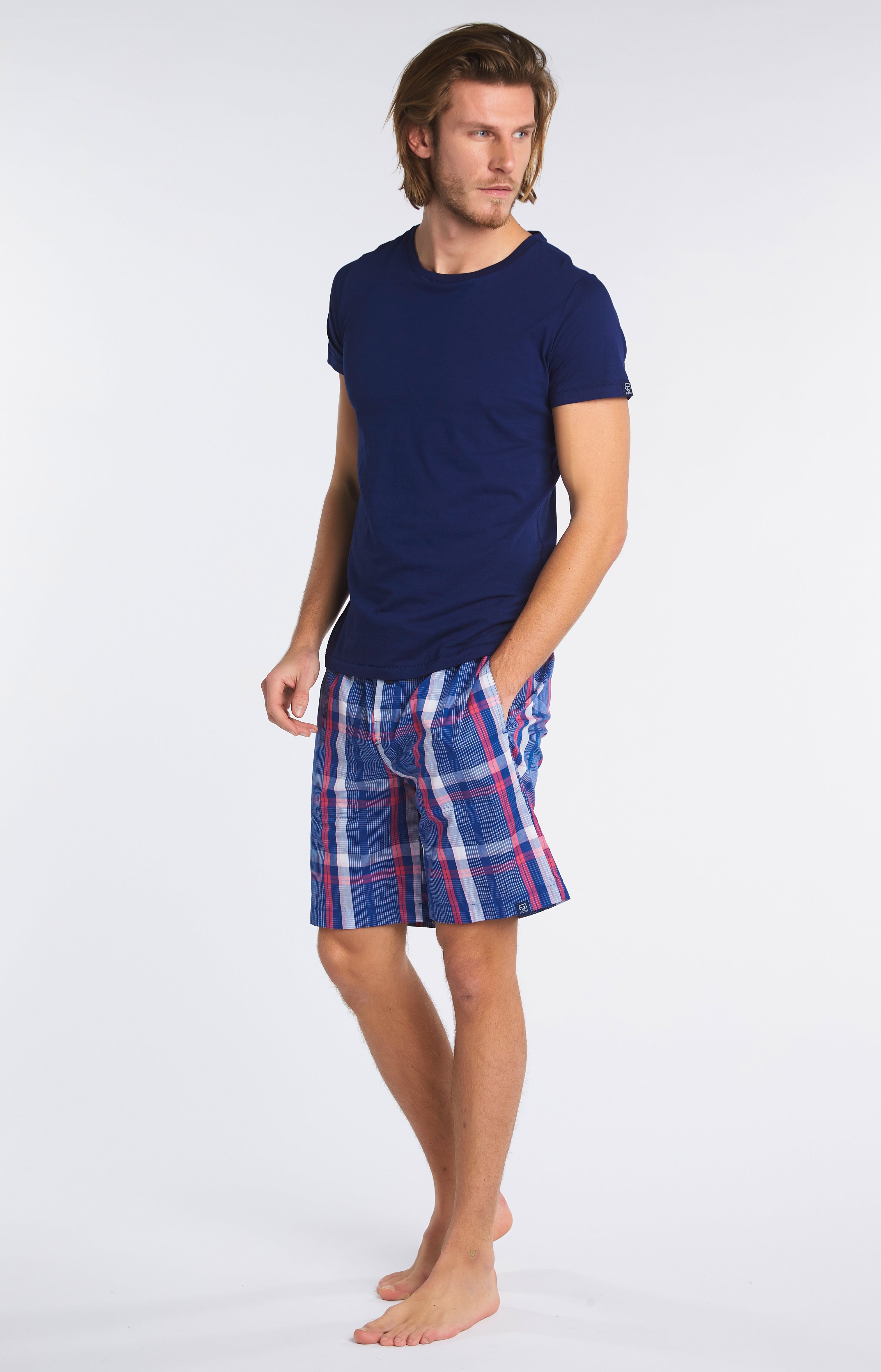 arthur-coton-pima-tee-shirt-homme-marine-manches-courtes image 4