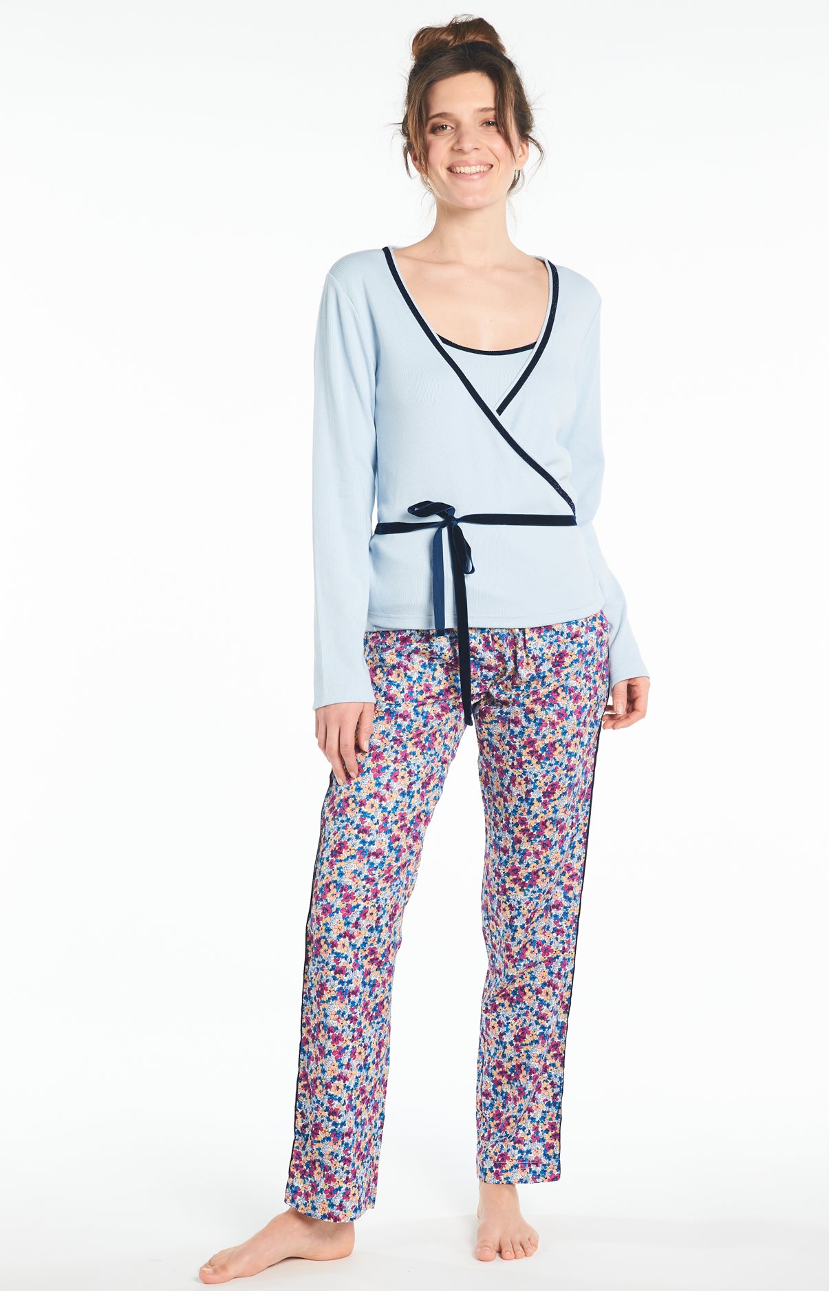 arthur-bob-ciel-cache-c-ur-femme-bleu-ciel-coton image 2
