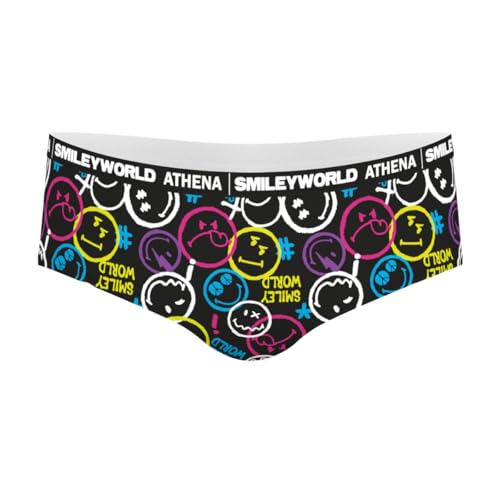 athena-graphic-boxer-fille-smileyworld-stretch-ceinture-tiss-e image 7