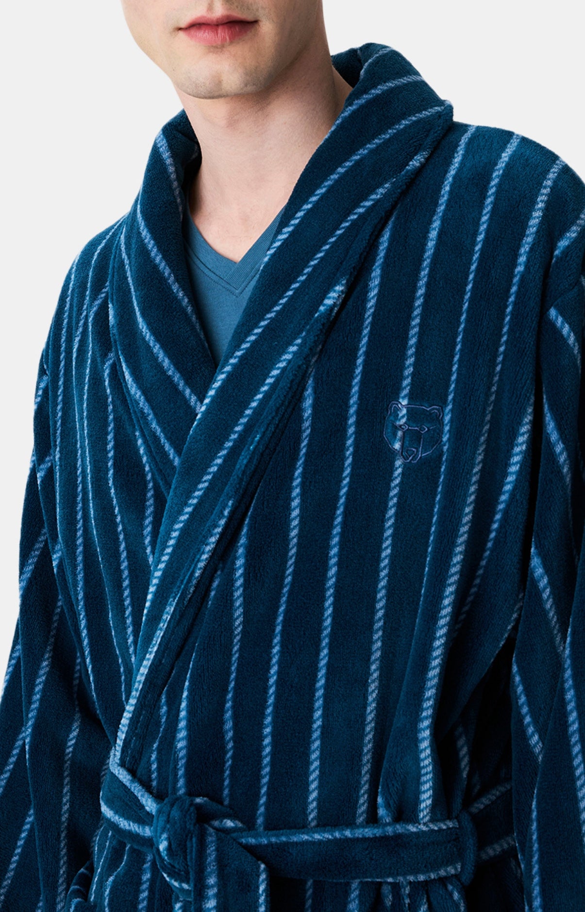 arthur-bob-pandastique-robe-de-chambre-homme-polaire-p-trole image 2