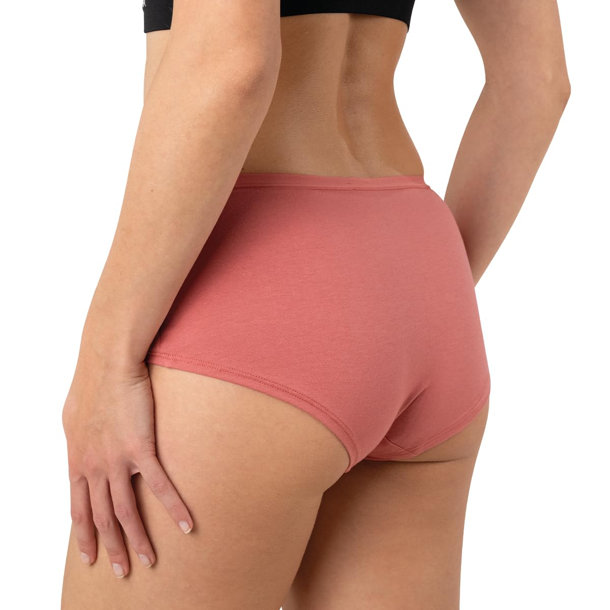 athena-ecopack-lot-4-boxers-femme-taille-s-coton-blanc-skin image 3