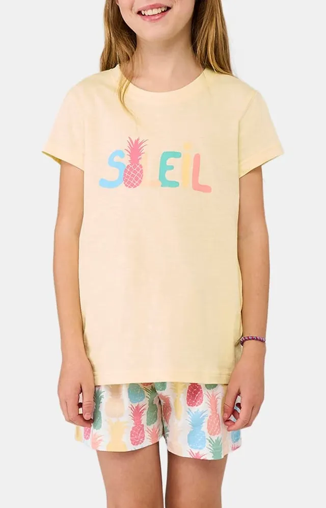 arthur-bob-pyjashort-enfant-coton-bio-ananas-vanille image 1