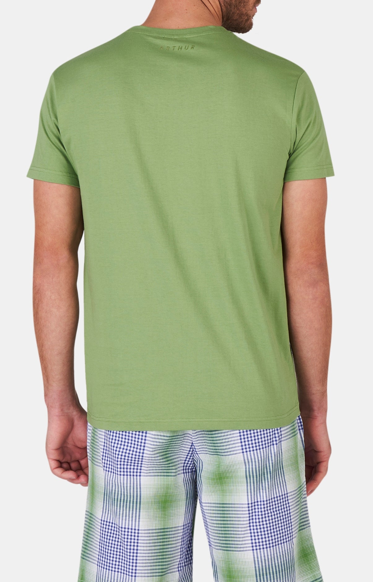arthur-bob-tee-shirt-coton-green-manches-courtes-homme image 5