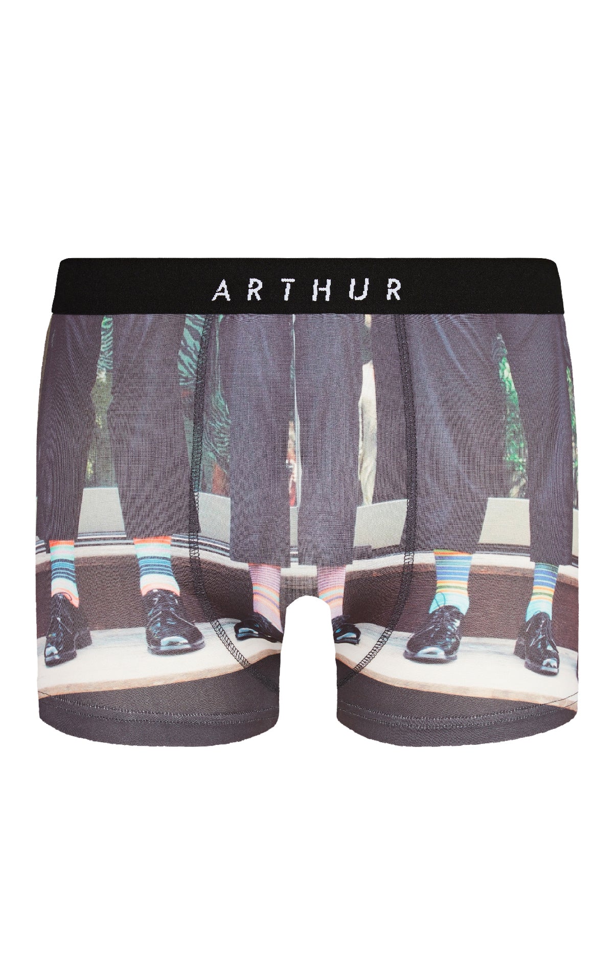 arthur-shoes-boxer-homme-noir-imprim image 3