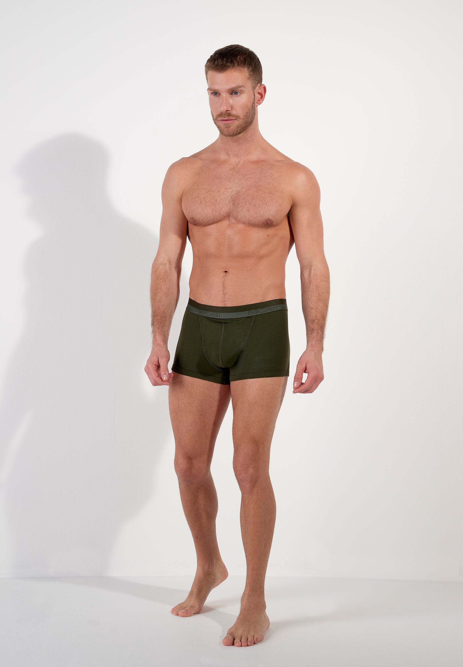 hom-ho1-359520-4000dk-boxer-homme-kaki-modal-ouverture image 4